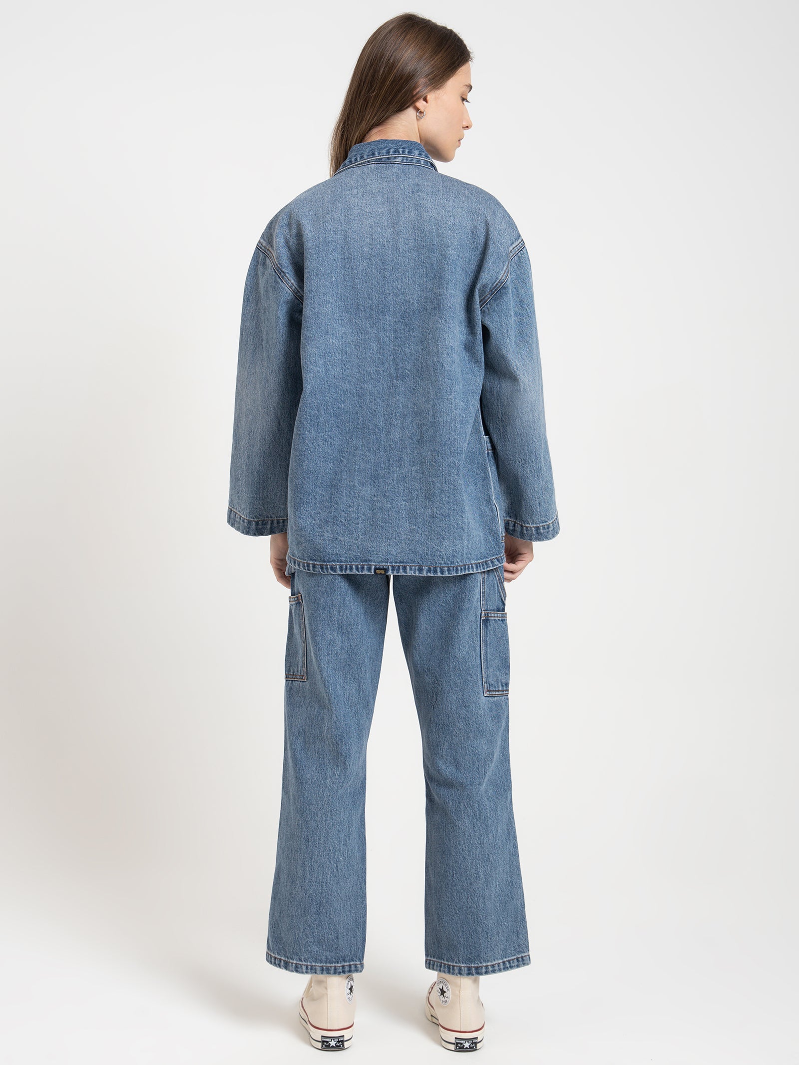 Hard Yakka Carpenter Jeans in Weathered Blue