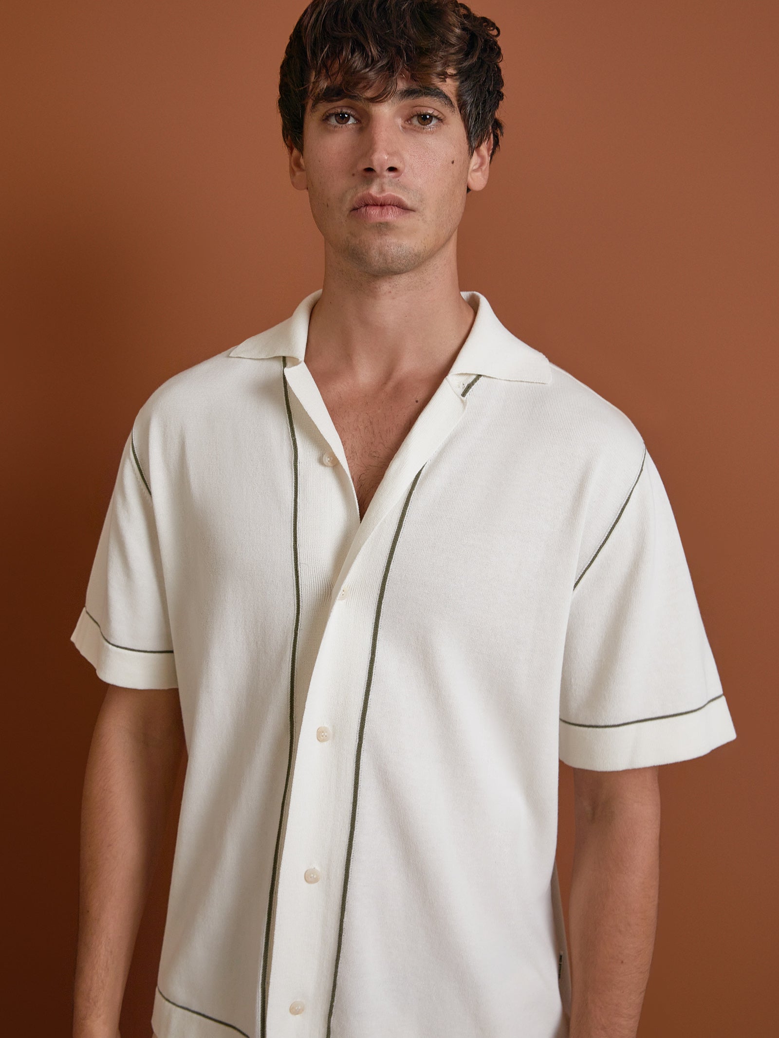 Albius Knit Shirt in Natural