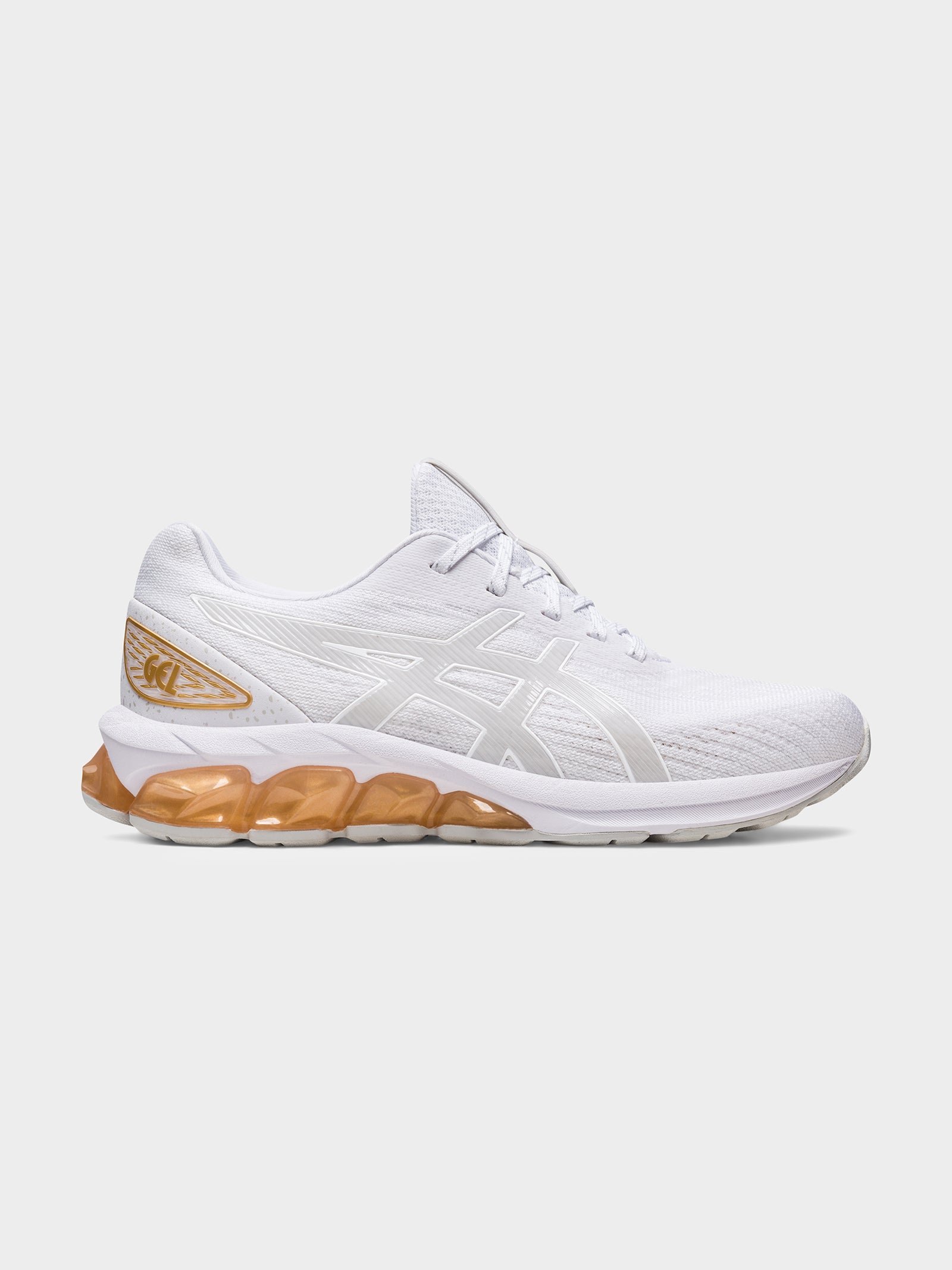 Womens Gel-Quantum 180 VII Sneakers in White & Champagne