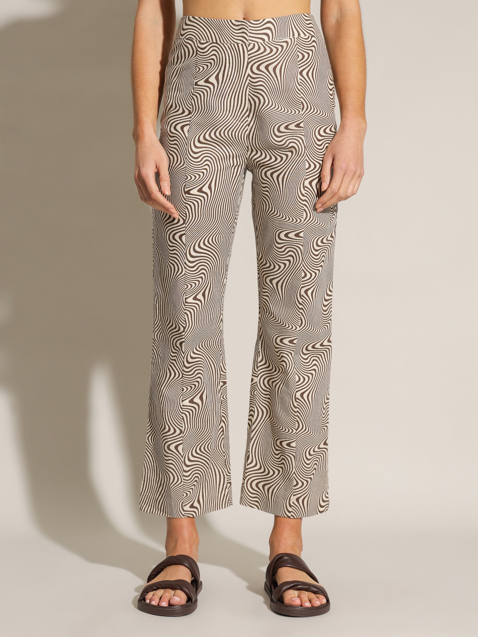 Gabrielle Flare Pant in Monaco