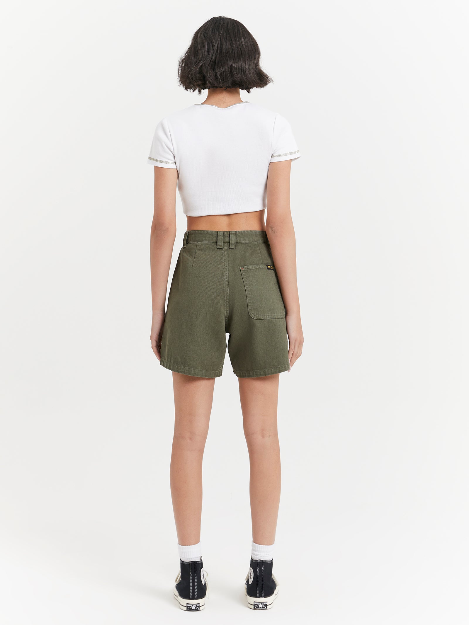 Hard Yakka X Thrills Koko Shorts in Khaki Green