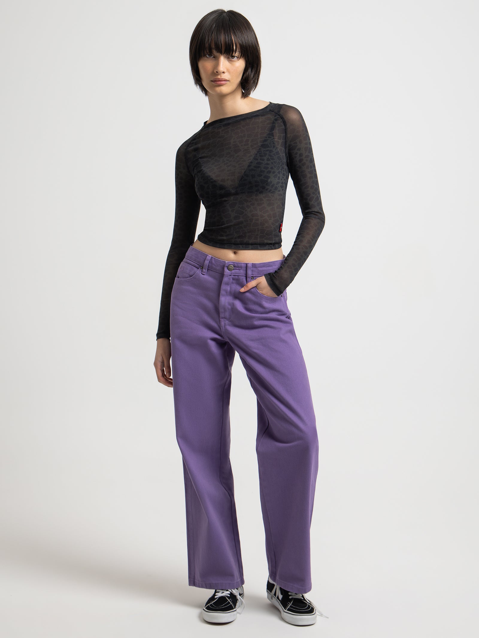 Worship Carpenter Jeans in Prism Violet