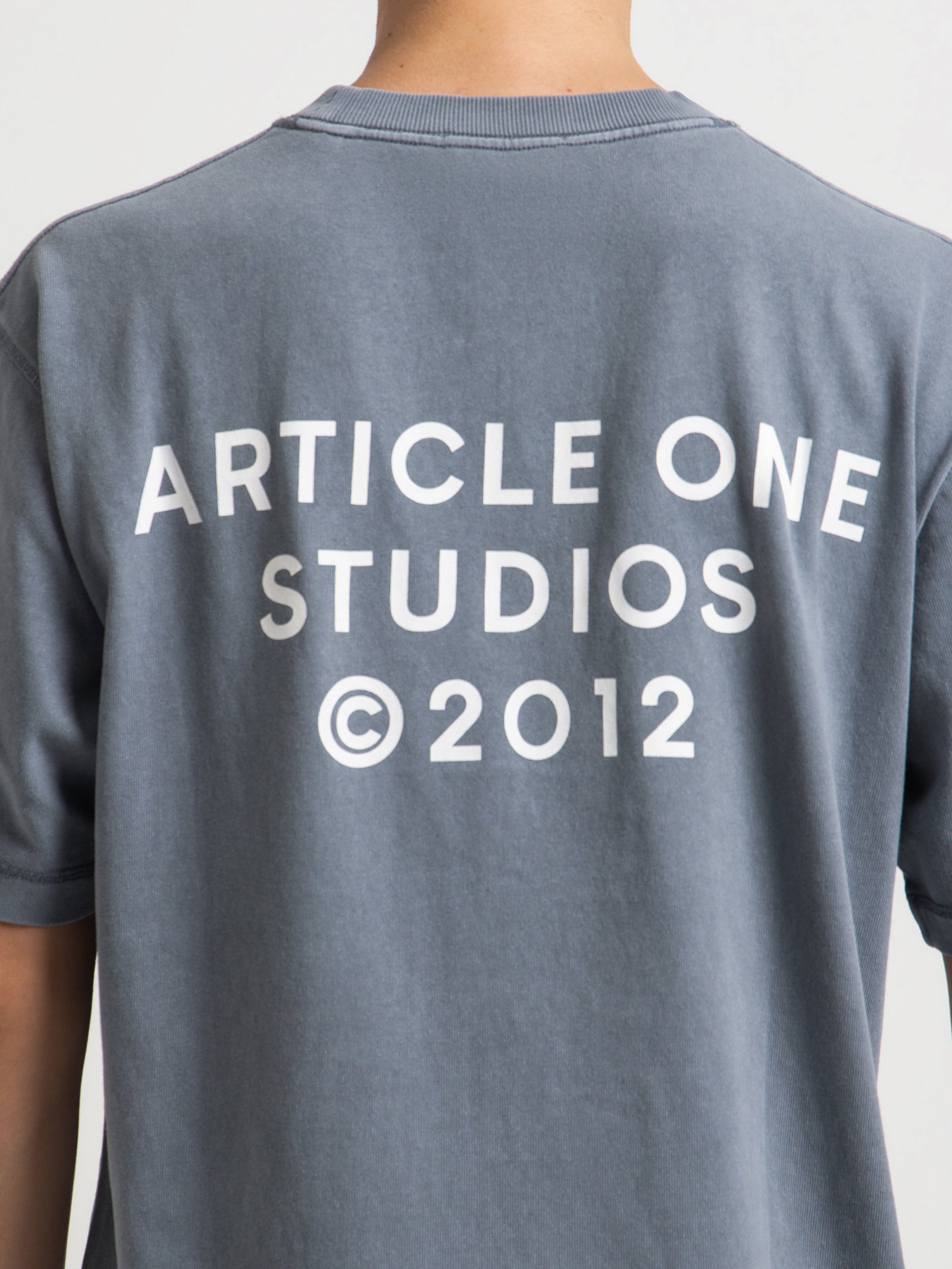 Studio Logo T-Shirt in Blueberry