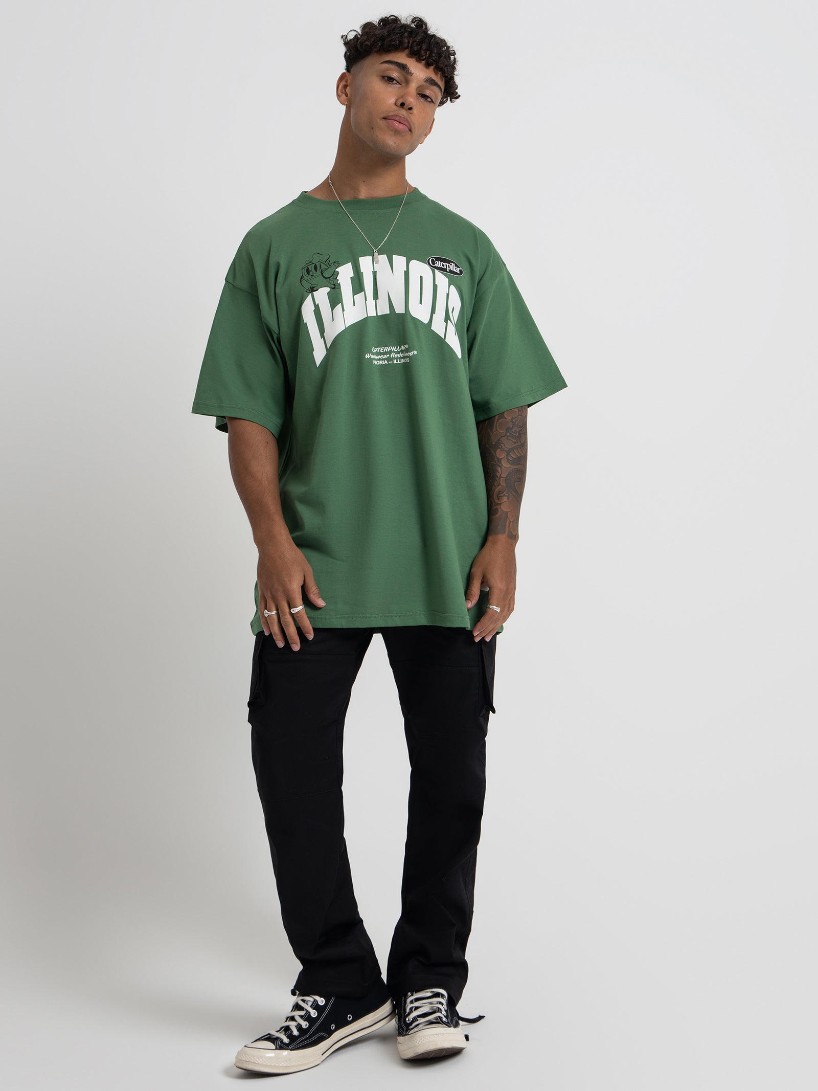 Illinois T-Shirt in Juniper Green