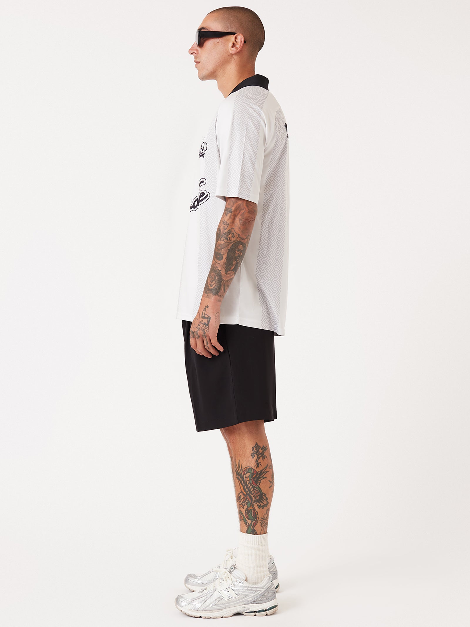 Classique Football Jersey In Vintage White