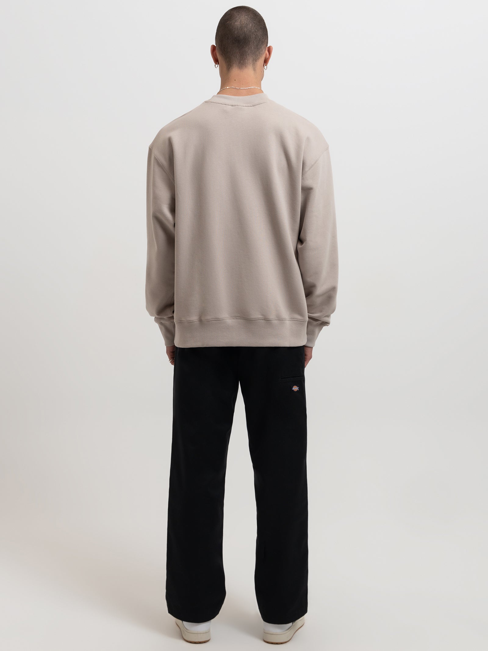 Adicolor Contempo Crew French Terry Sweatshirt in Wonder Beige