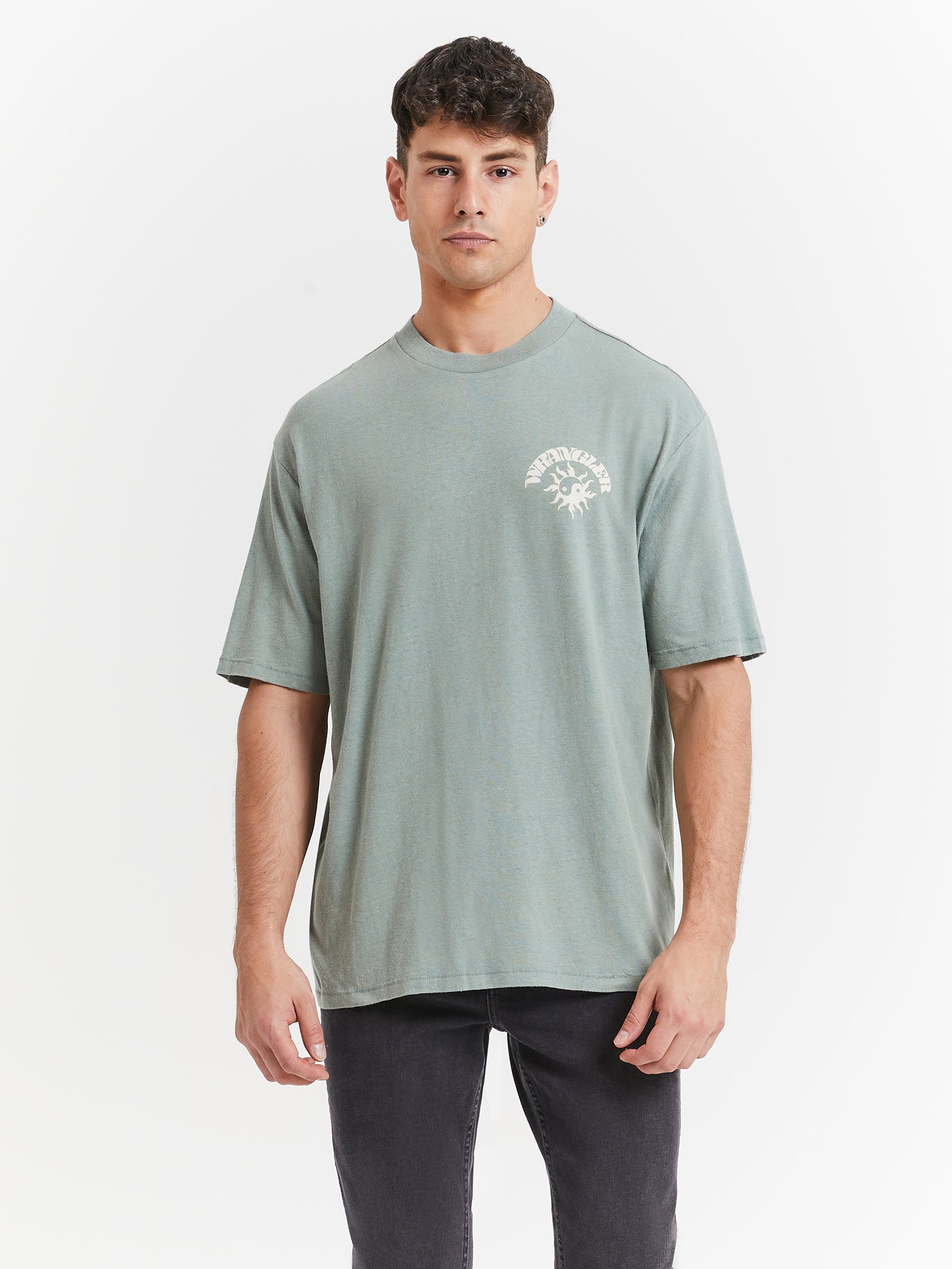 Sun Yin Slacker T-Shirt in Washed Jade