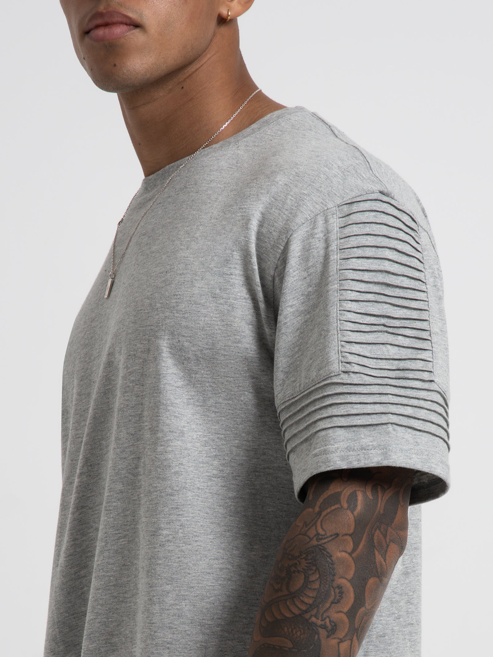 Maverick T-Shirt in Grey Marle