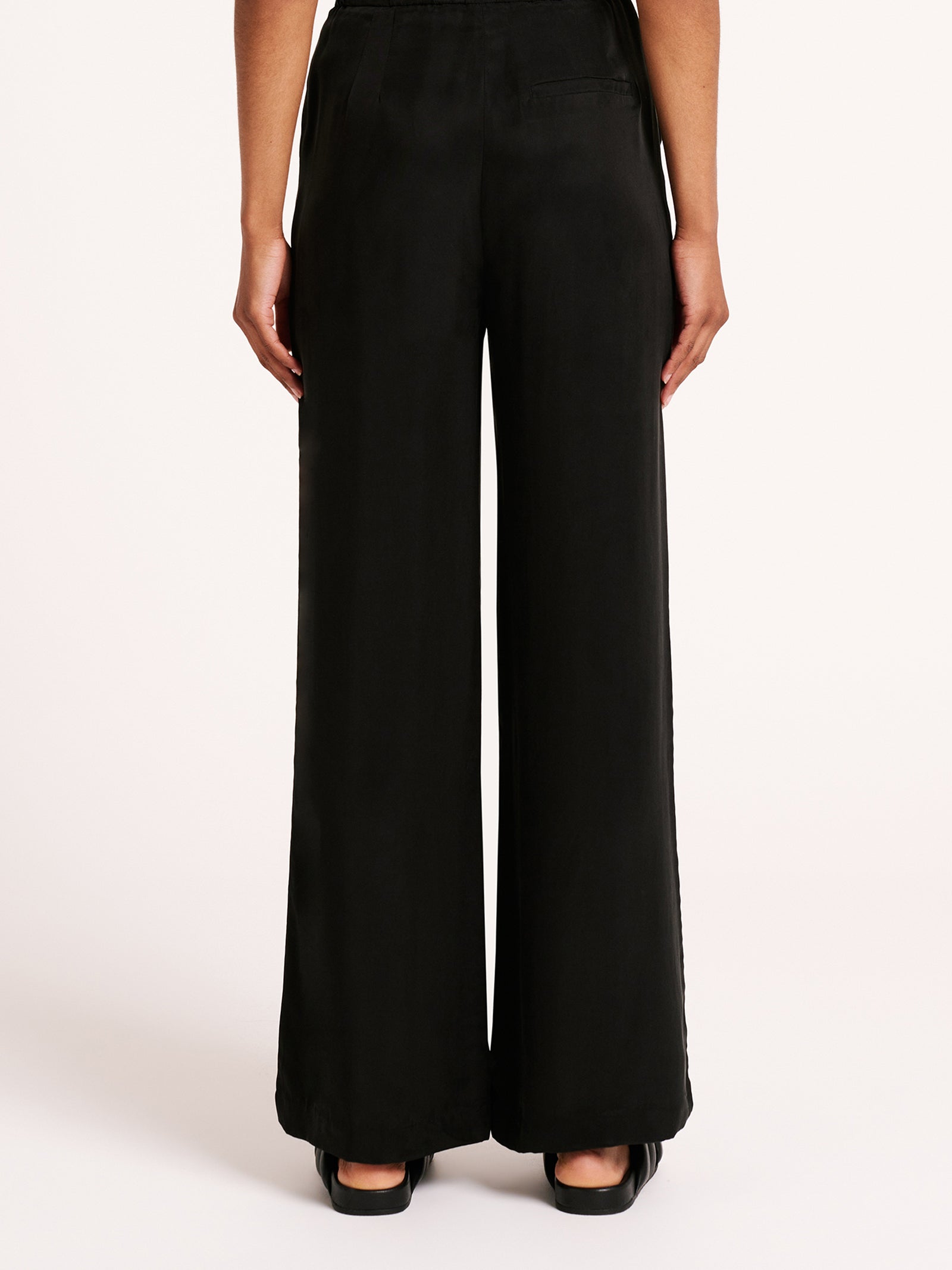 Lea Cupro Pants in Black