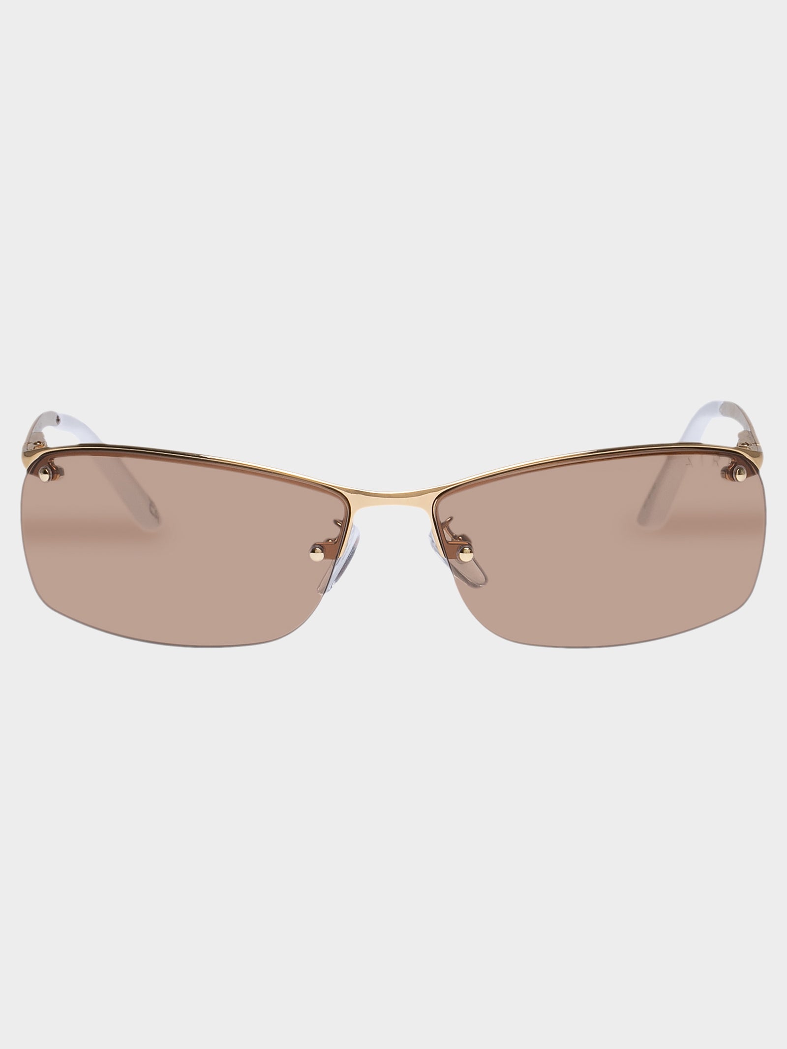 Vega Sunglasses in Bright Gold Tan Tint