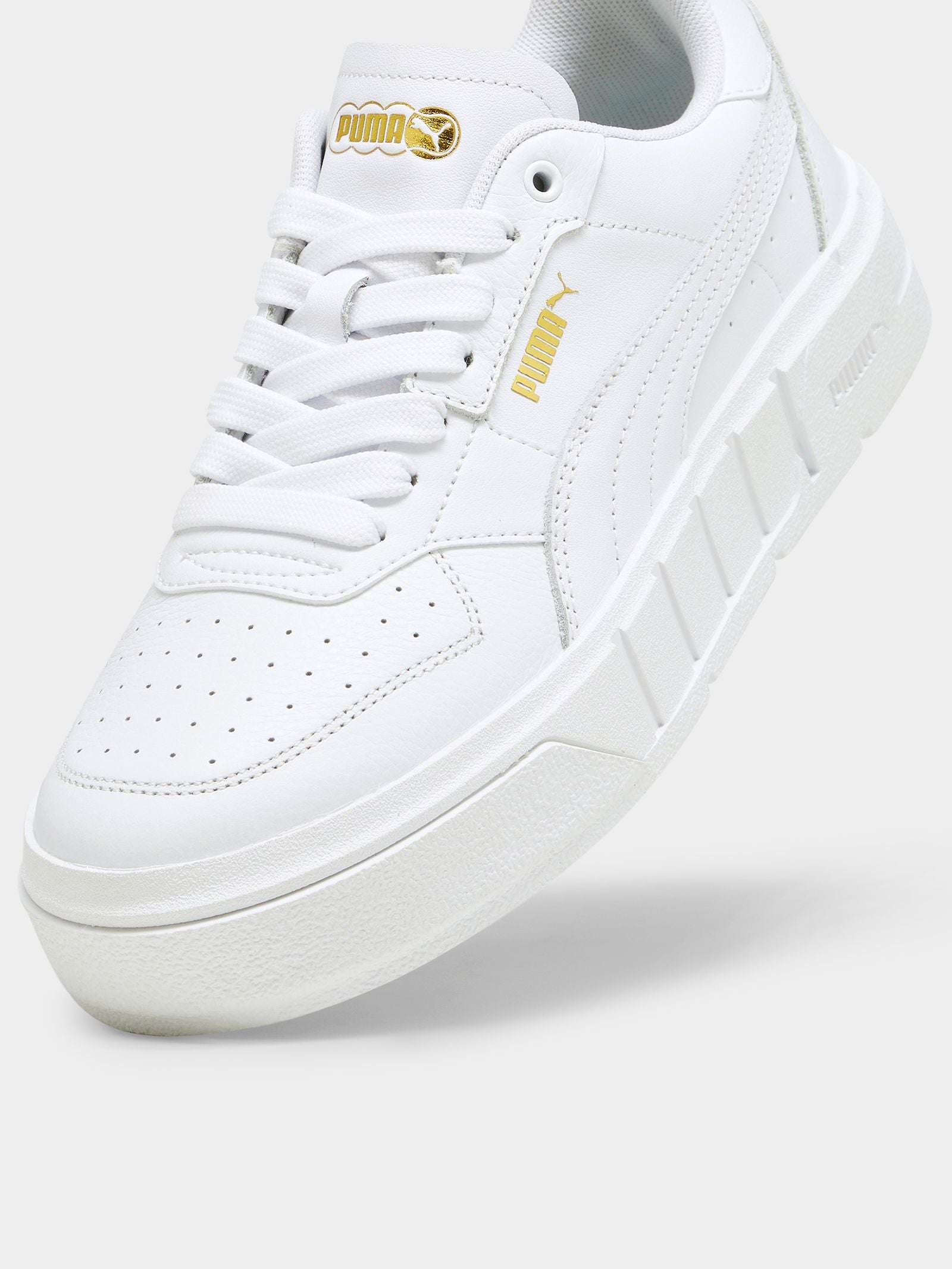 Womens Cali Court Lth Sneaker in Puma White