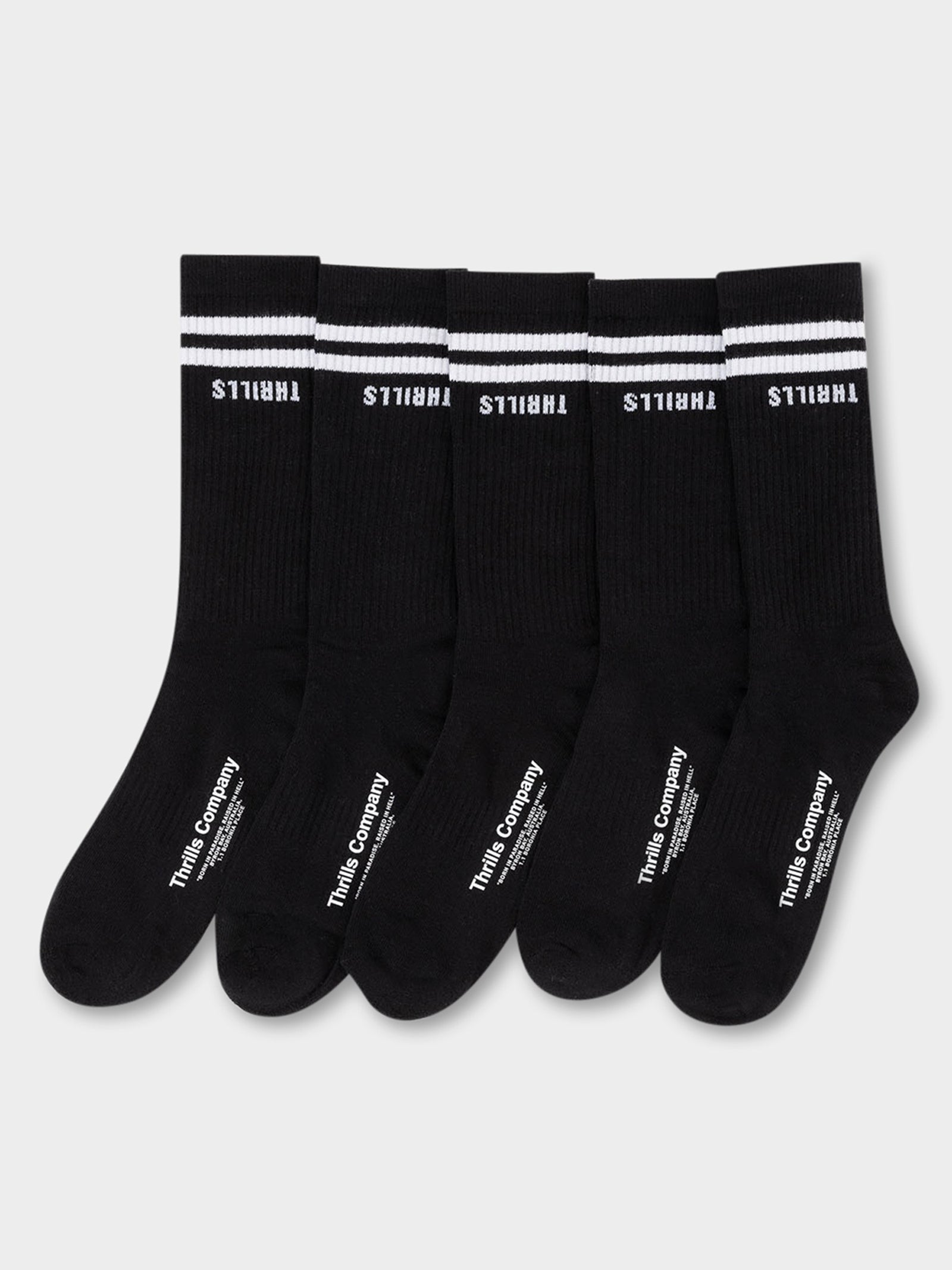 Minimal Thrills 5 Pack Sock