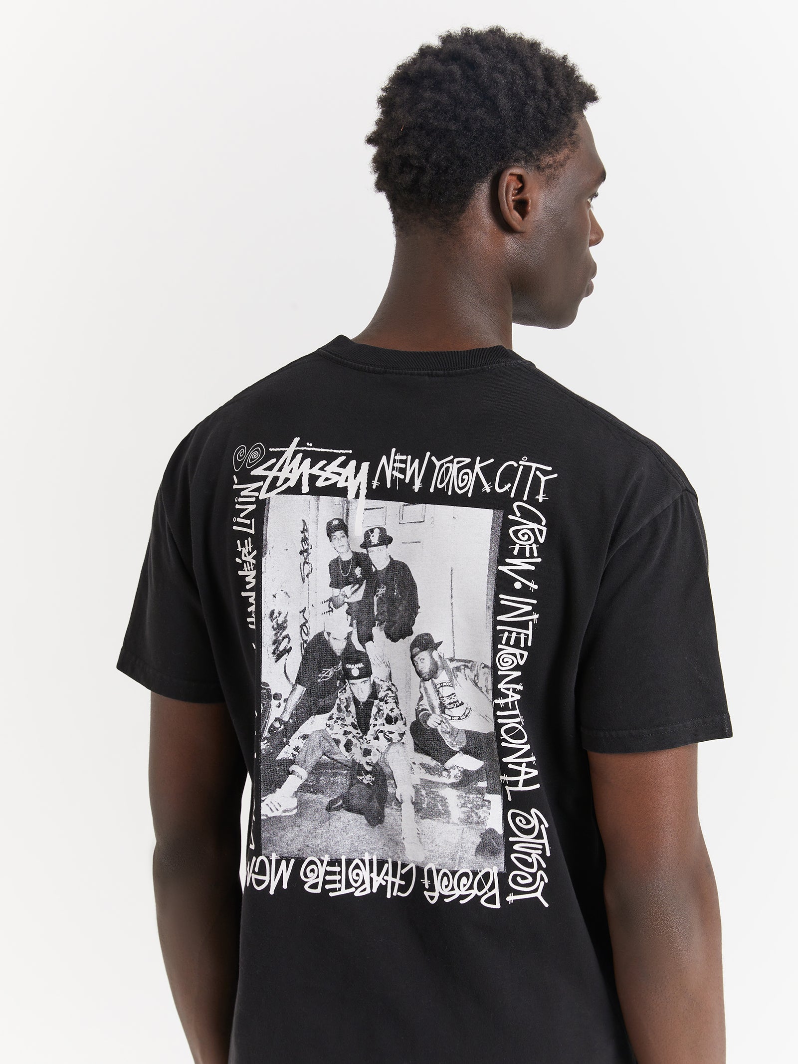 NYC Crew Heavyweight T-Shirt in Pigment Black