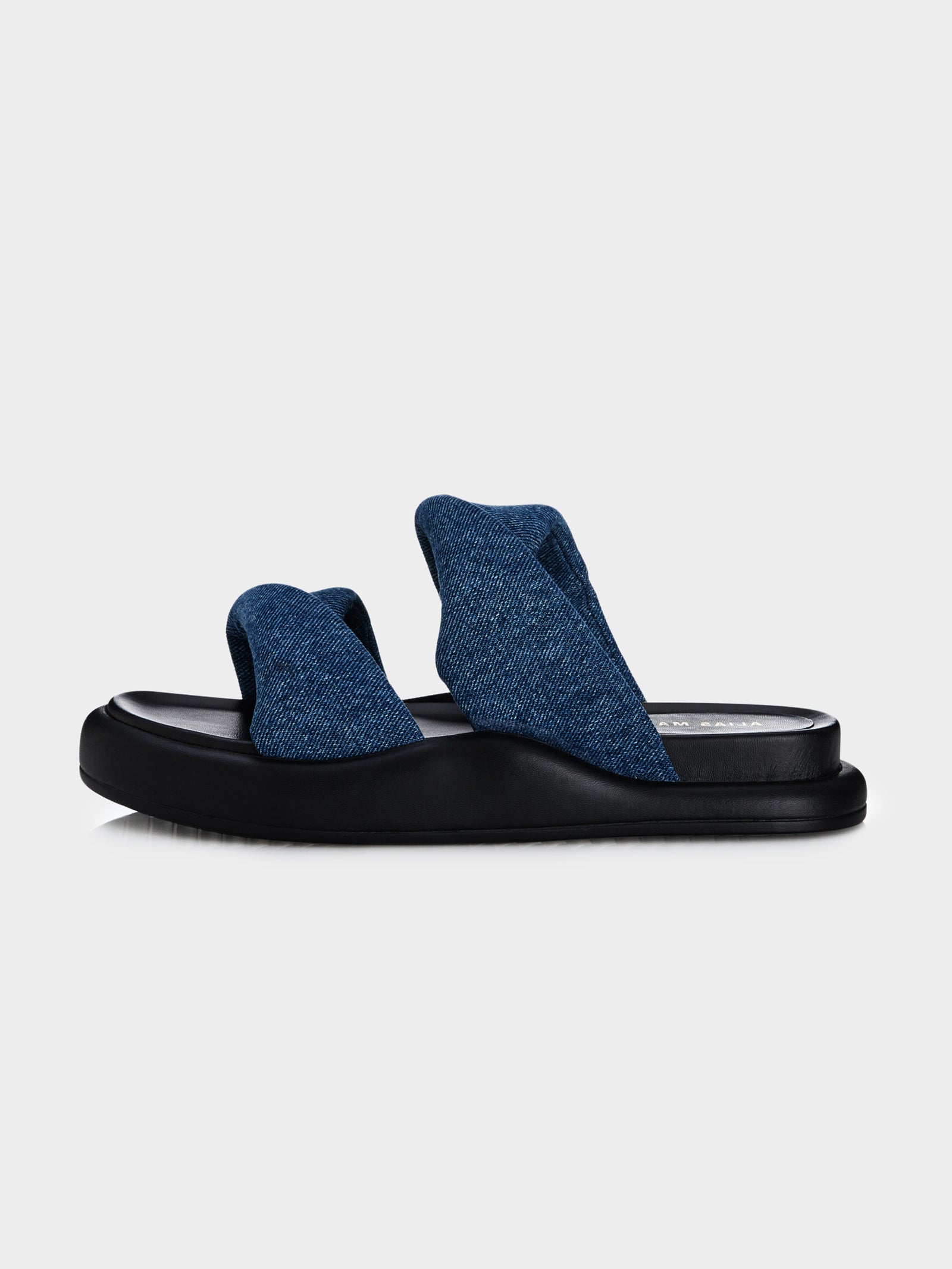 Therese Sandals in Dark Denim