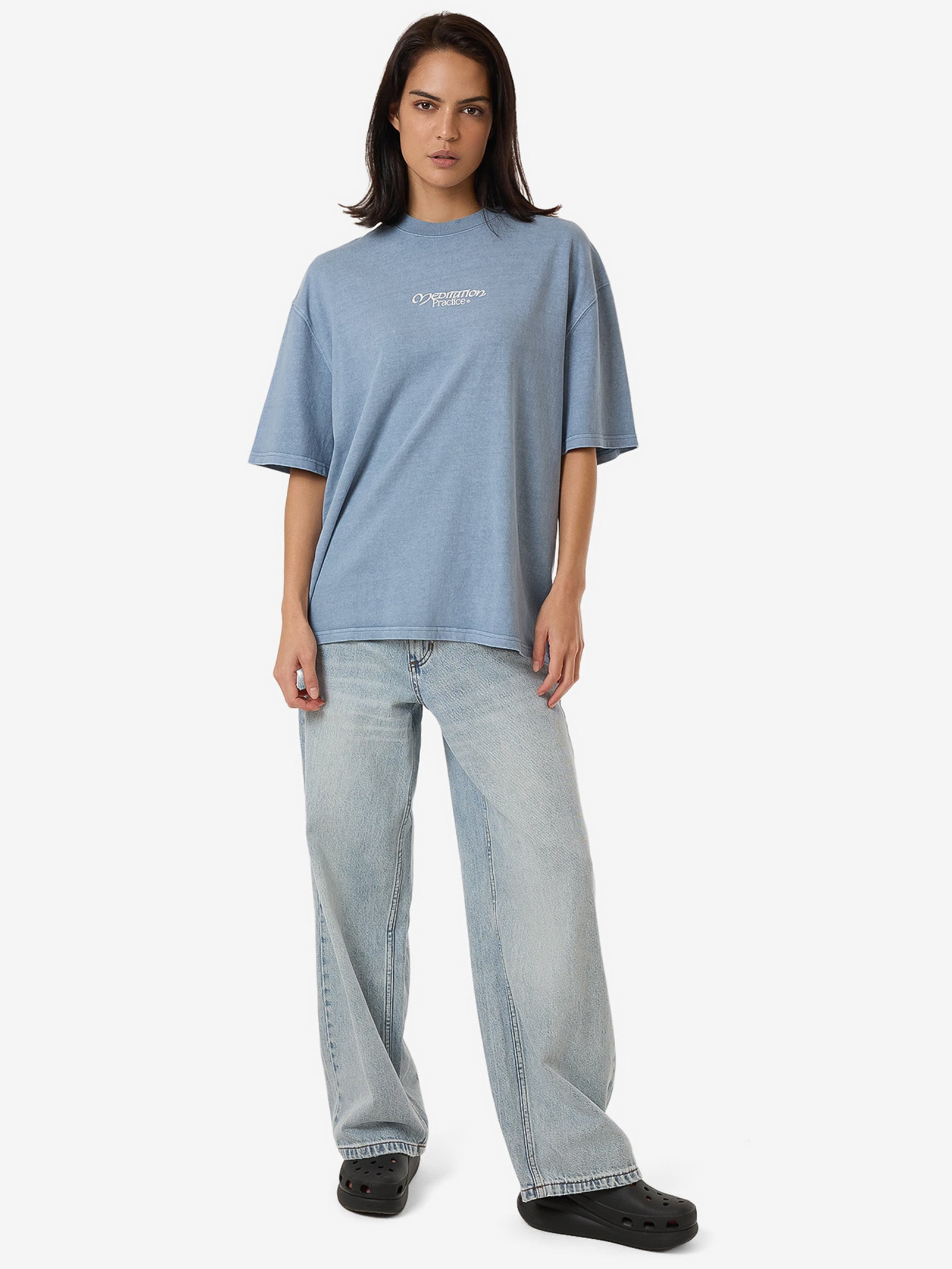 Meditation Practice Oversized Tee