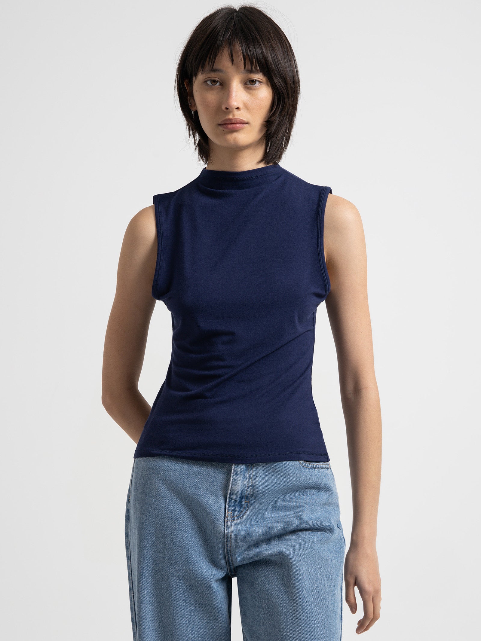 Ambroise Tank in Navy