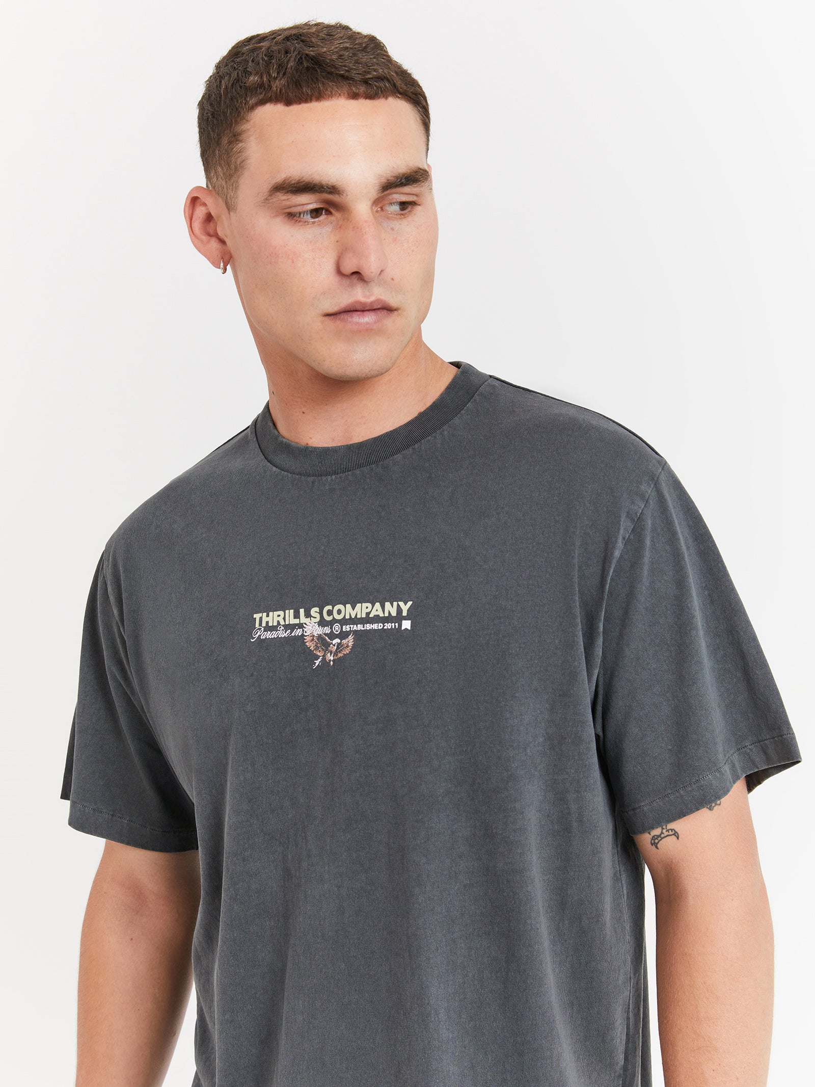 Royal Wings Merch Fit T-Shirt in Merch Black