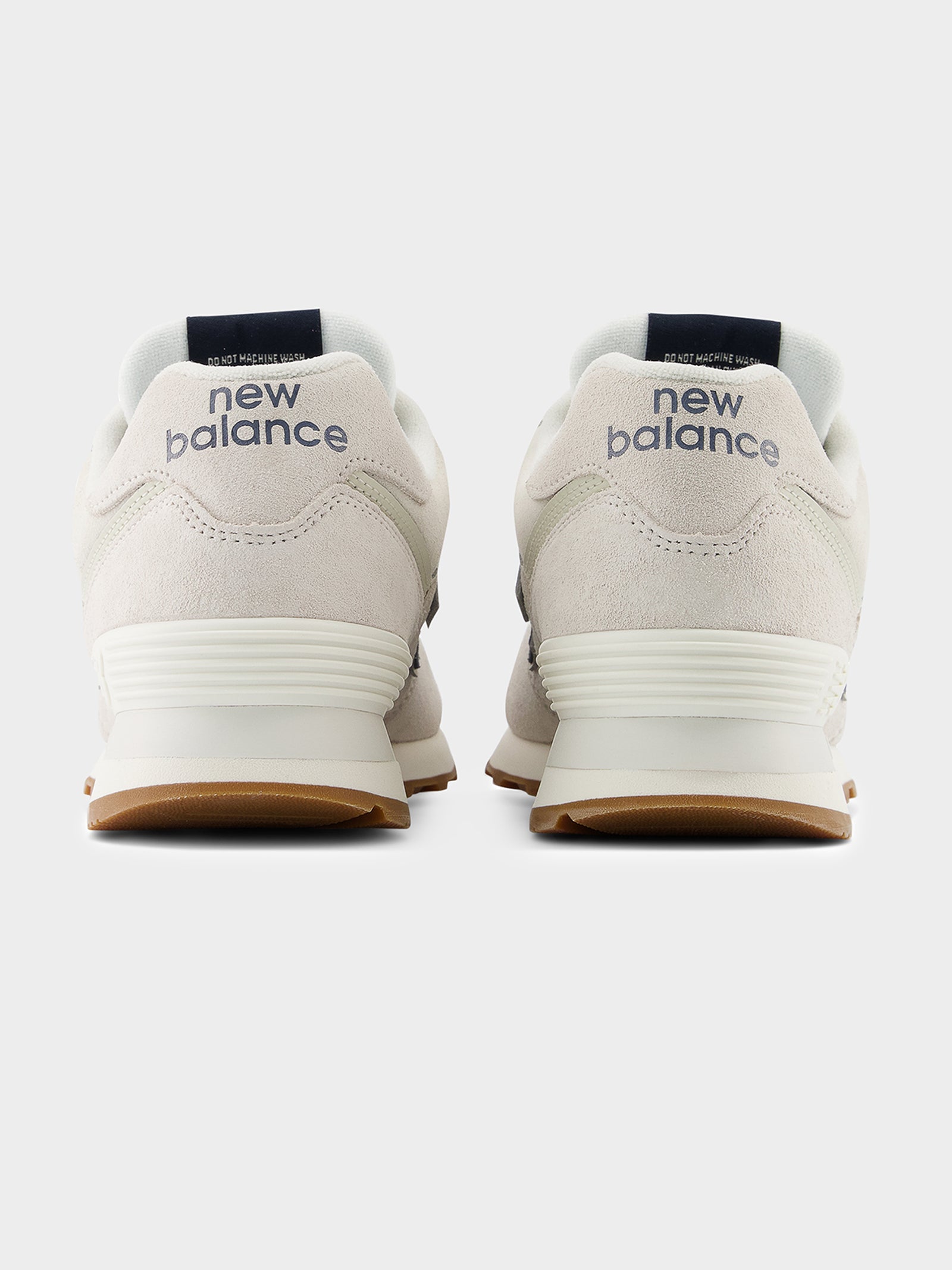 Unisex 574 Sneakers in White, Navy & Gum