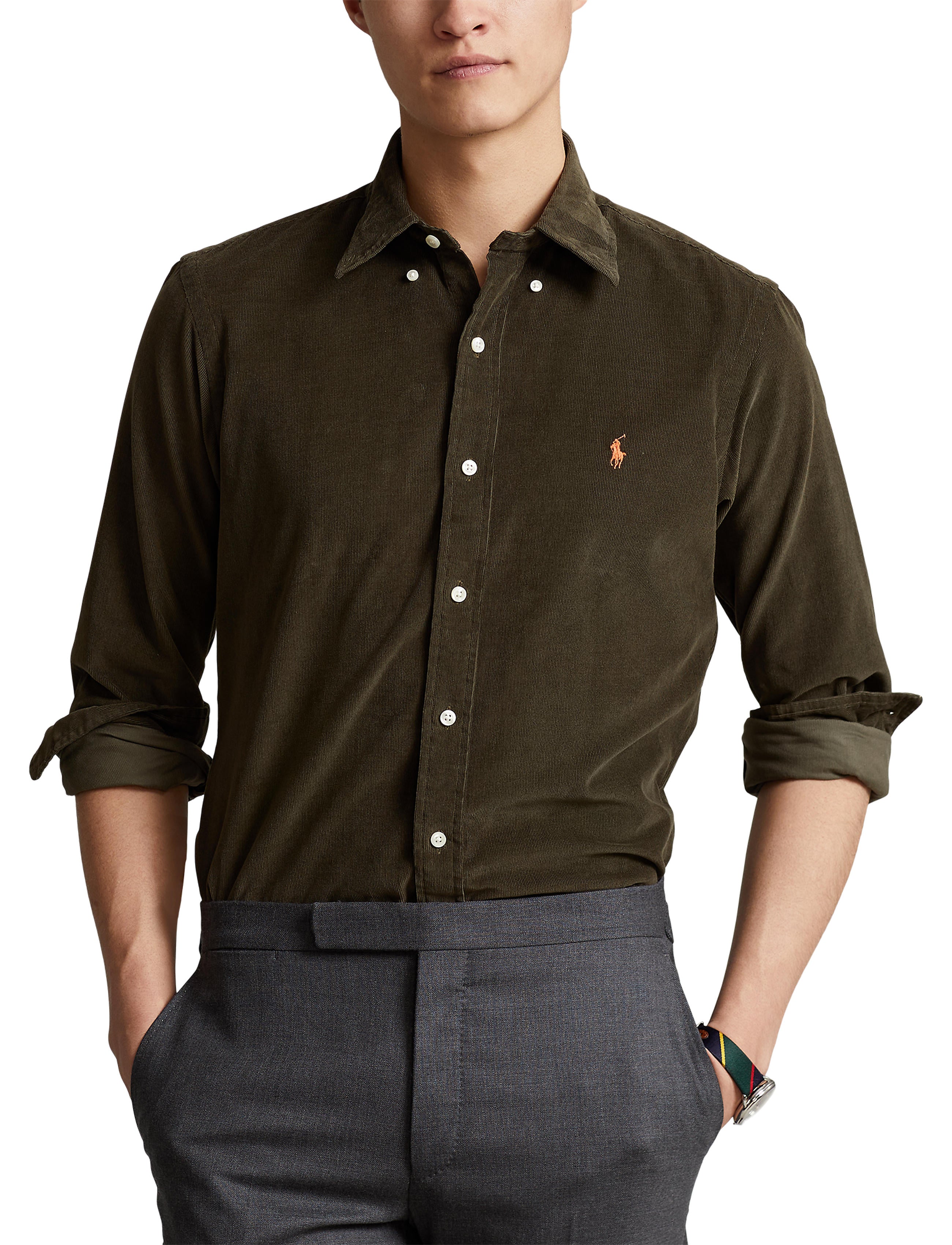 Corduroy Button Down Shirt