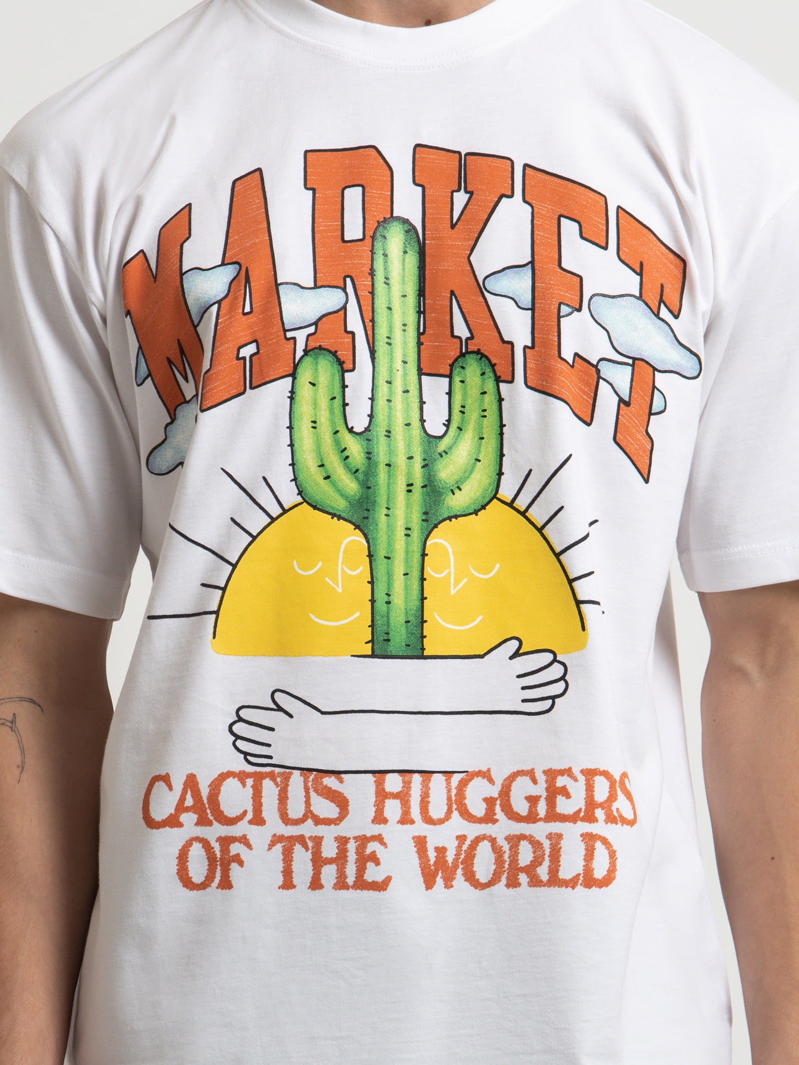 Cactus Lovers T-Shirt in White