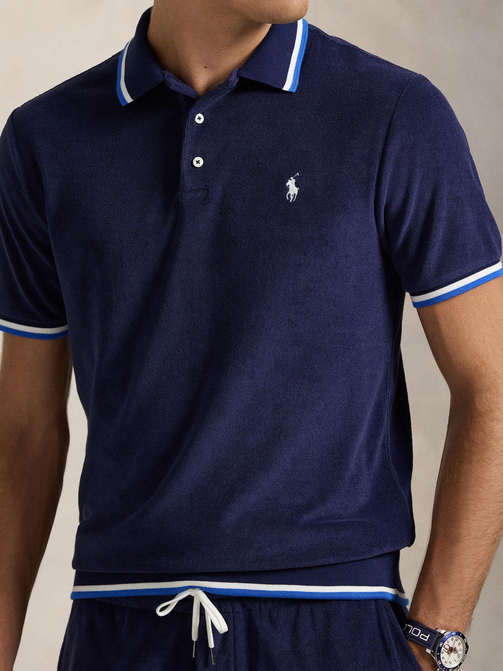 AO Polo Shirt In Refined Navy