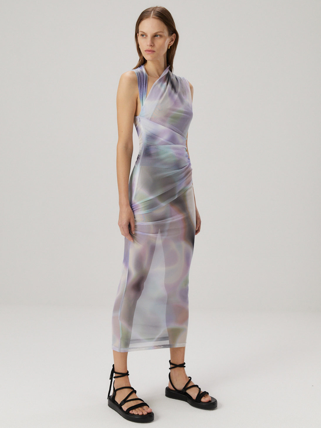 Tillie Dress in Neptune Print