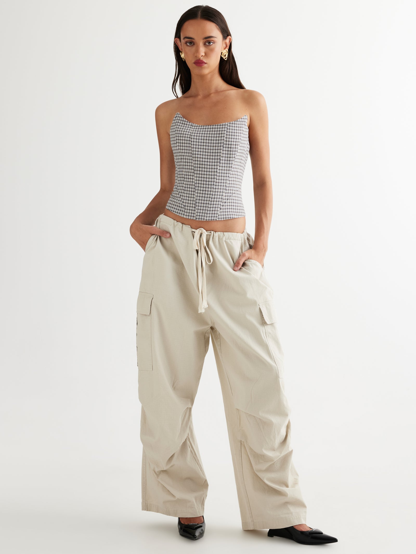 Utility Pants in Stone