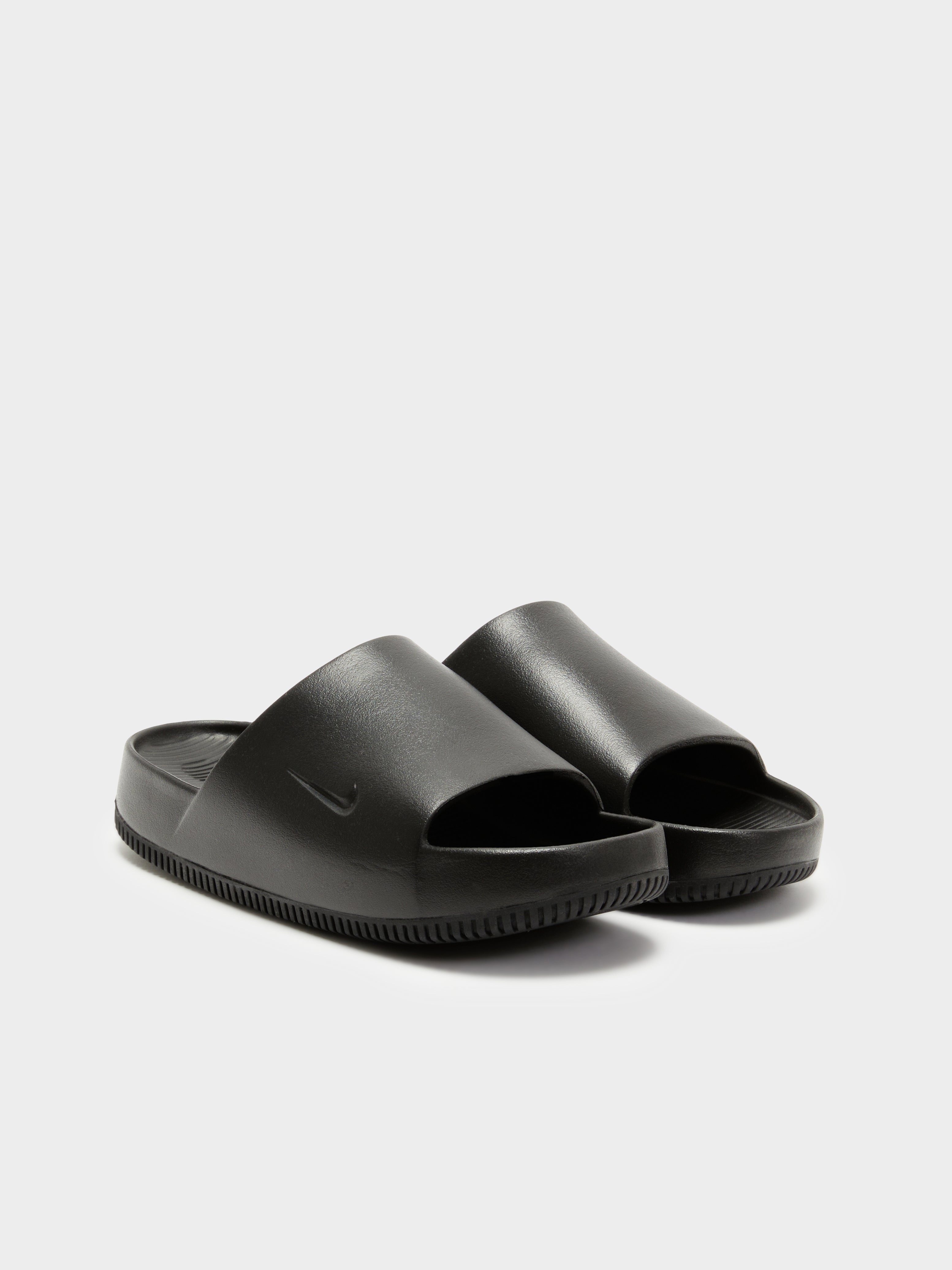 Womens Calm Slides in Black