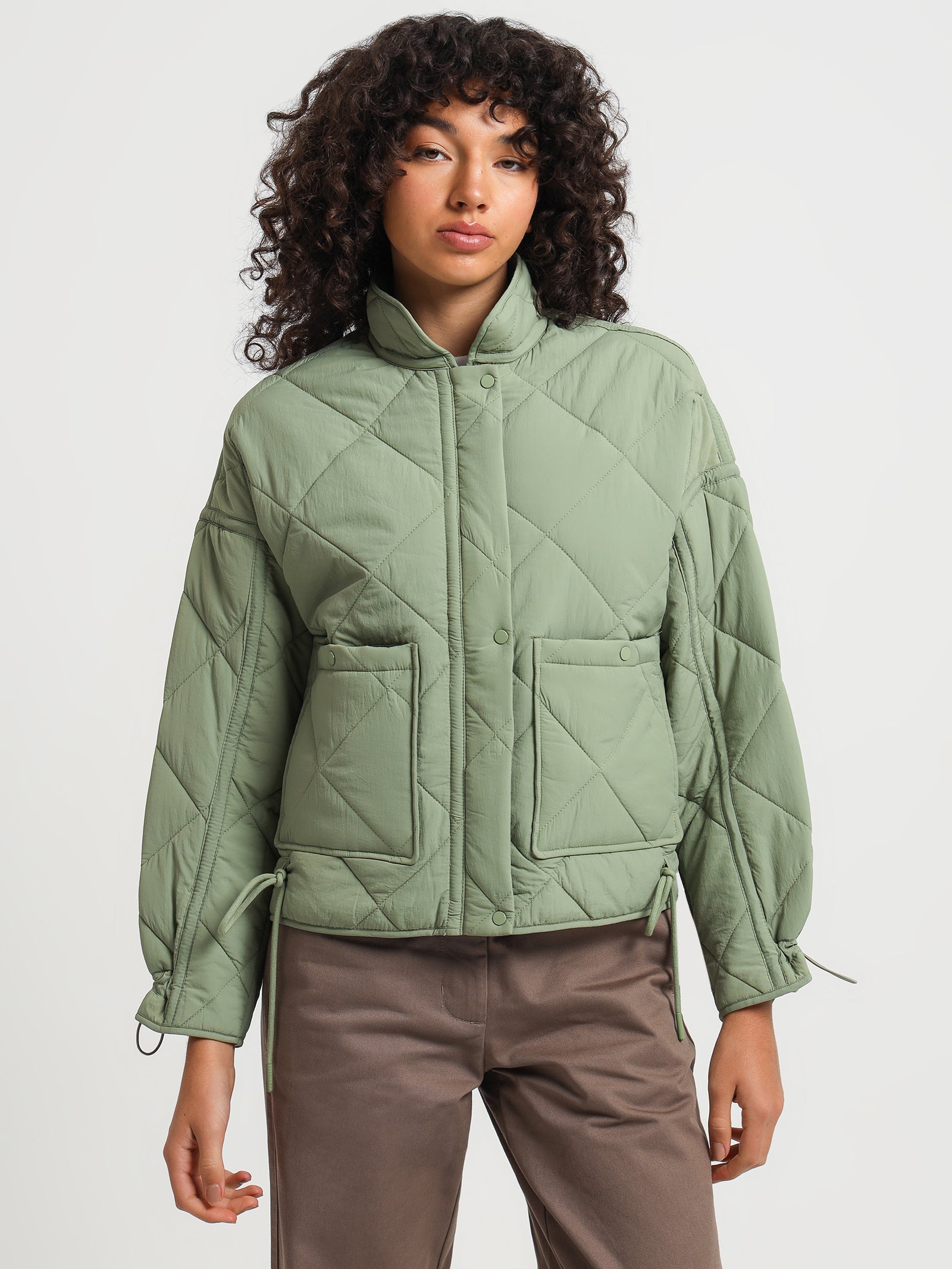 Sloane Puffer Jacket in Sage