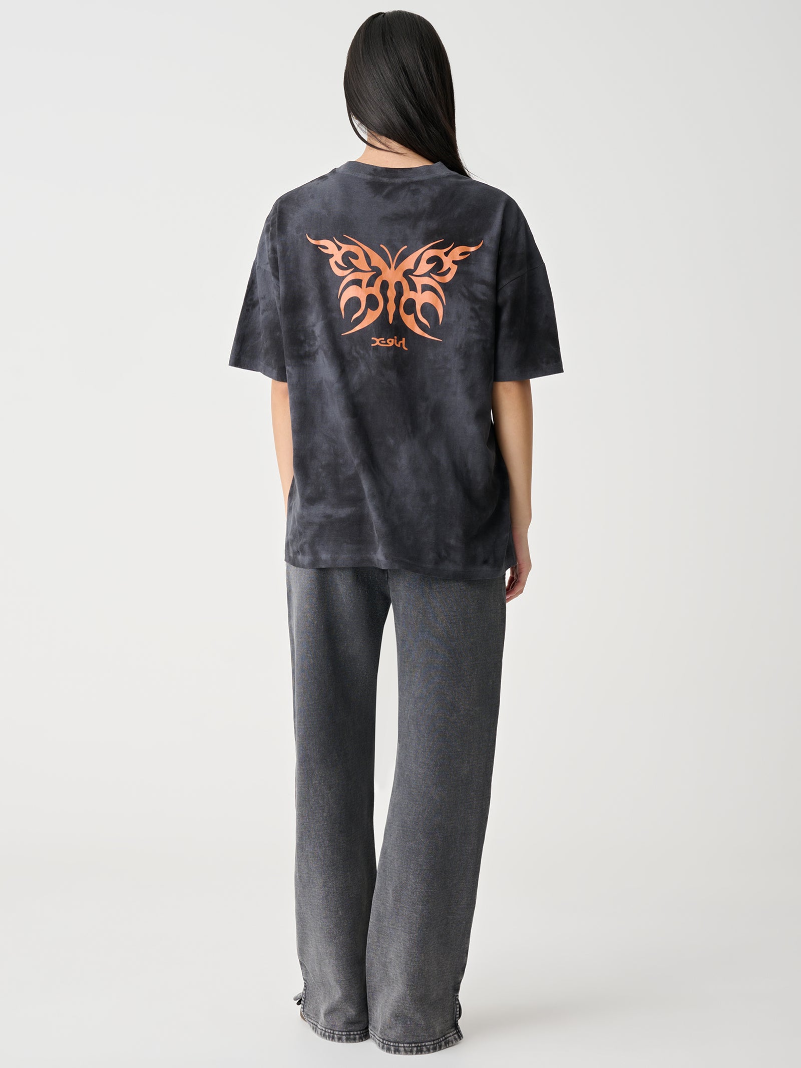 Tribal Butterfly Oversized T-Shirt