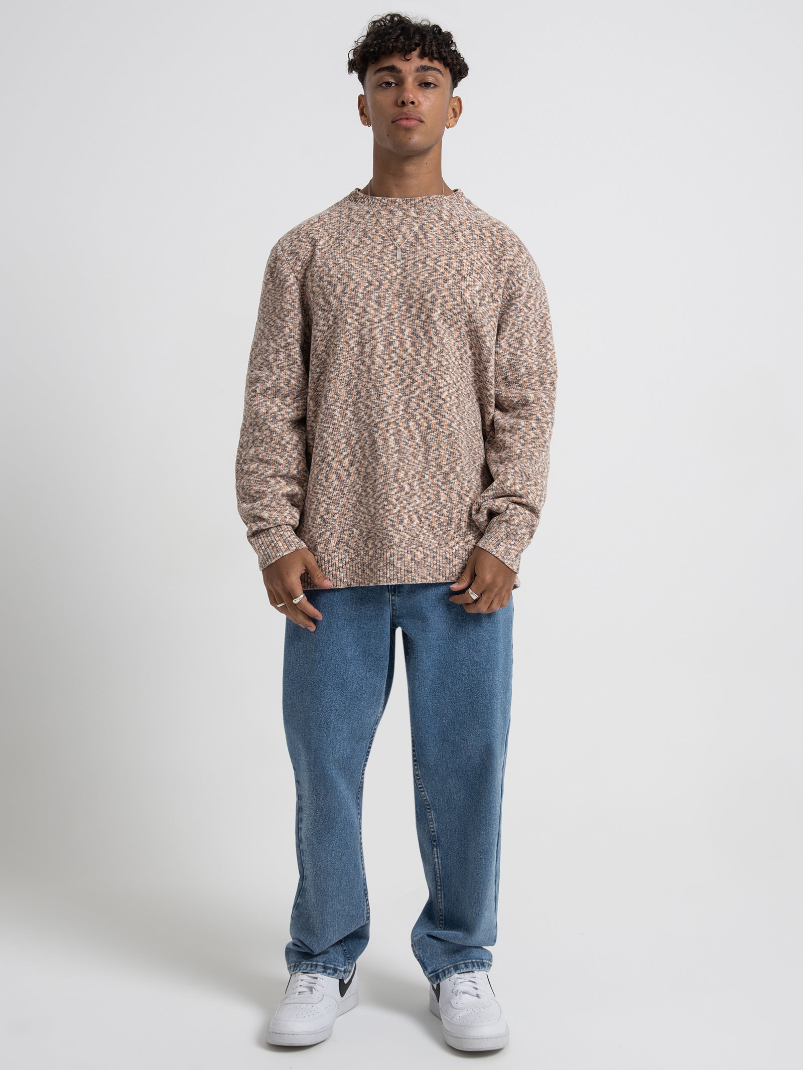 Iris Crew Knit in Beige