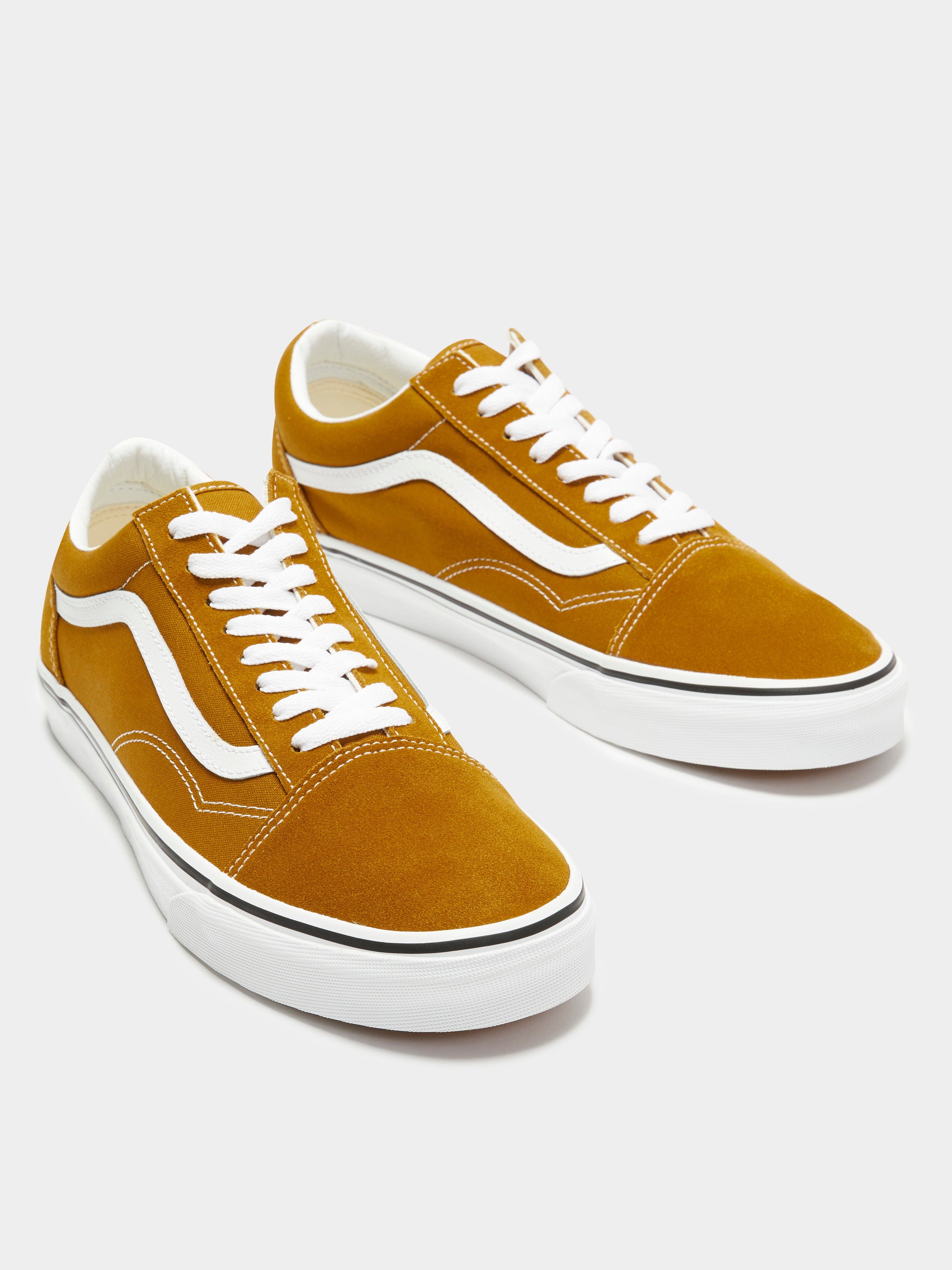 Unisex Old Skool Color Theory Sneakers in Golden Brown