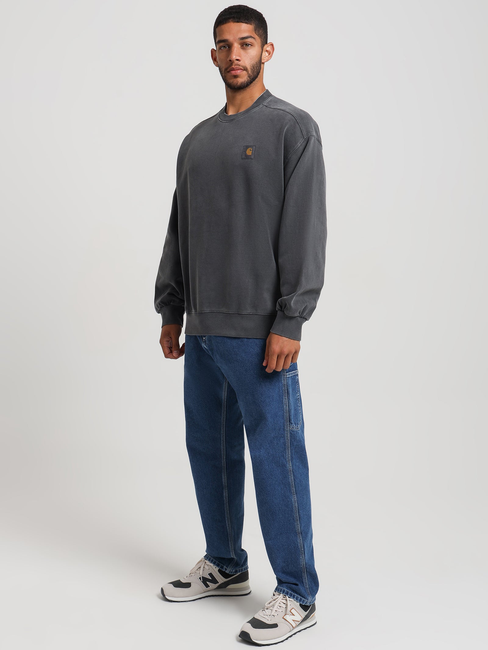 Vista Sweatshirt in Vulcan Garment Dyed