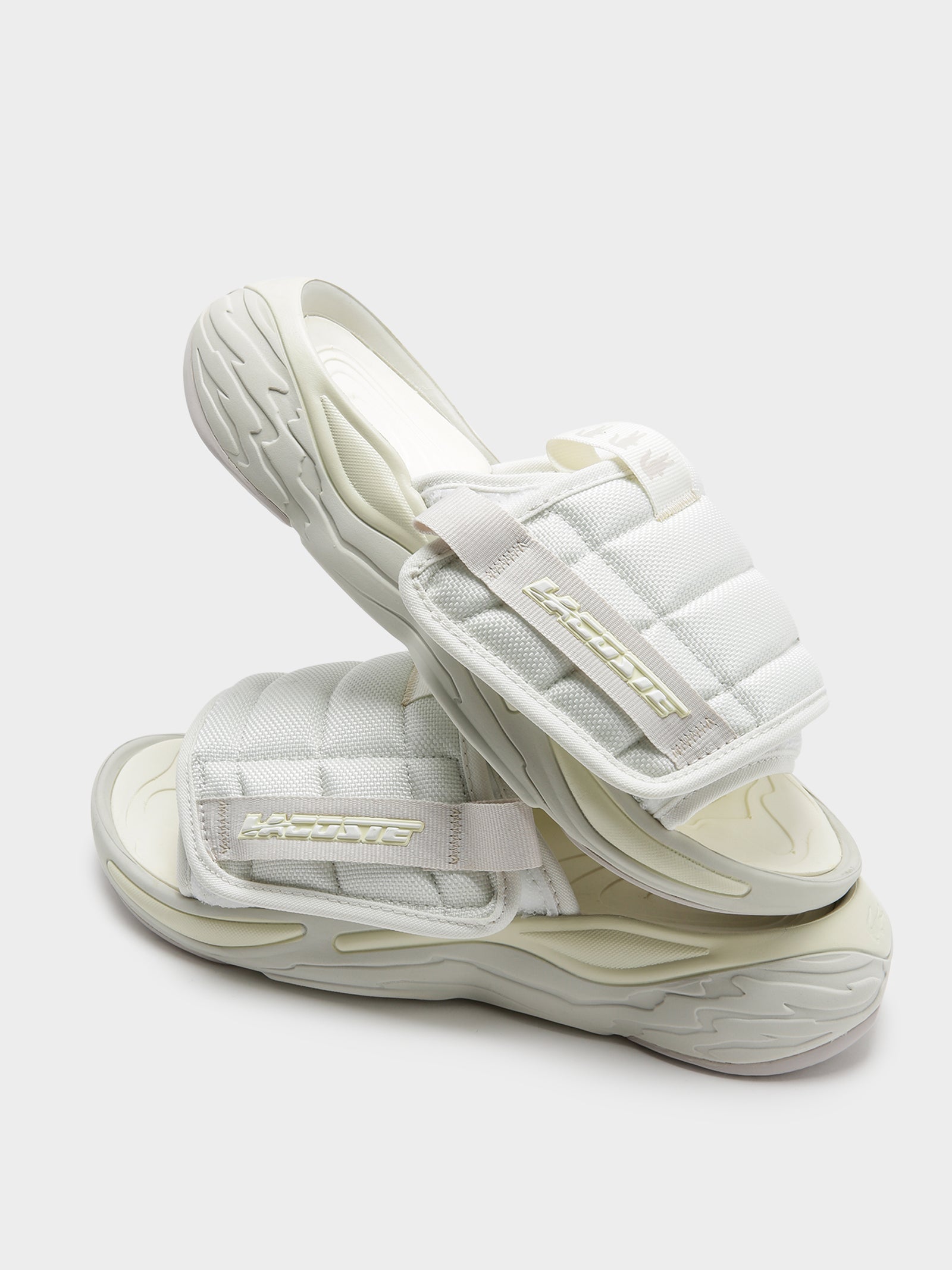 Womens AceSlide Slides in White