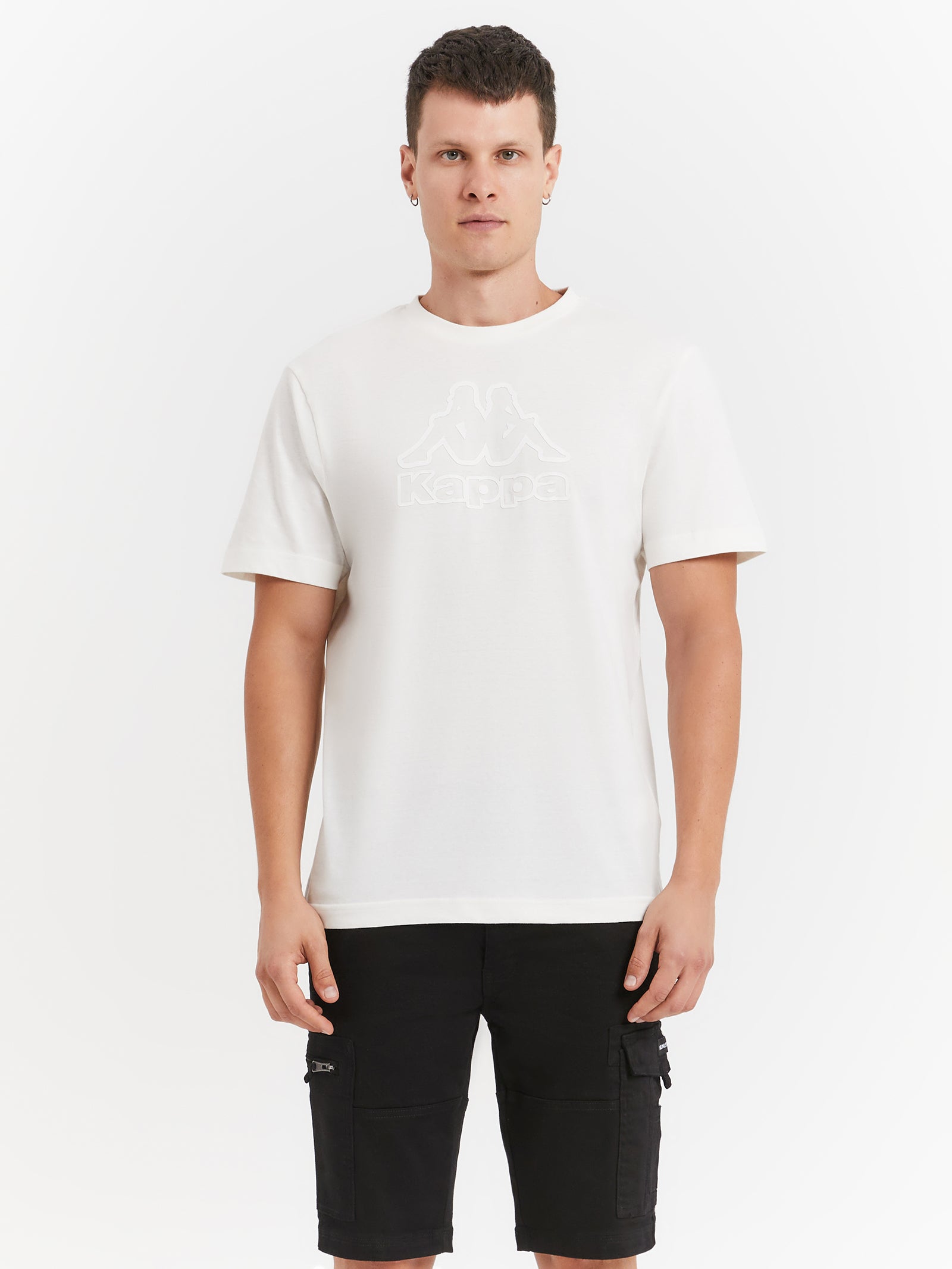 Logo Darto T-Shirt in Off White