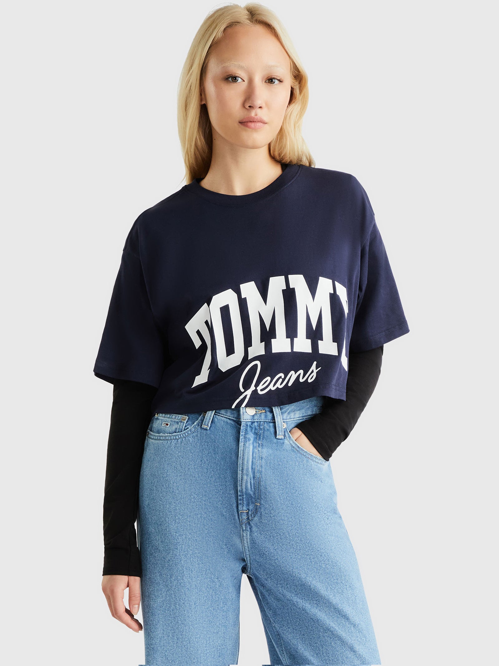 Relaxed Logo Crop T-Shirt