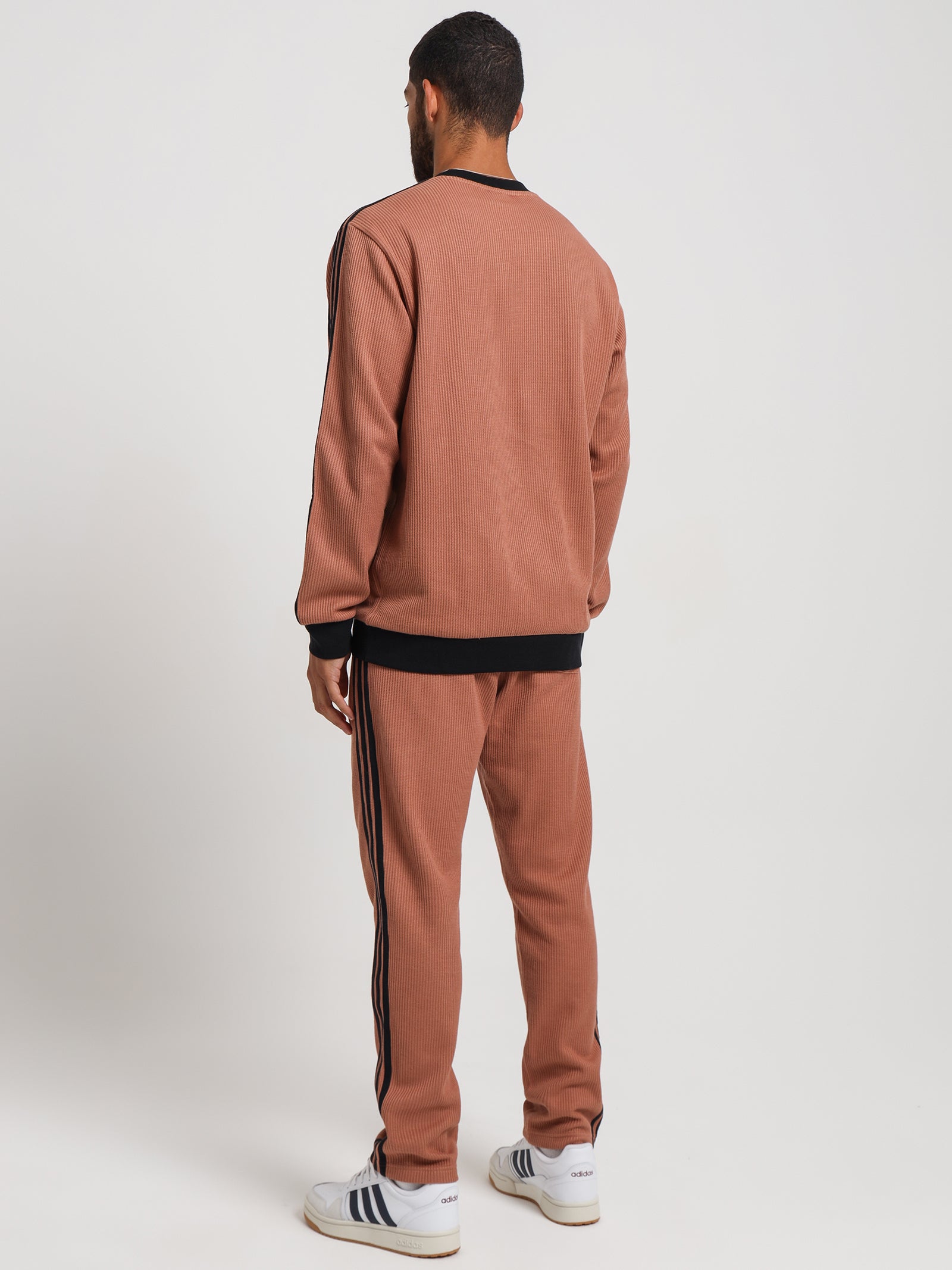 Adicolor Classics Waffle Beckenbauer Track Pants in Clay Strata