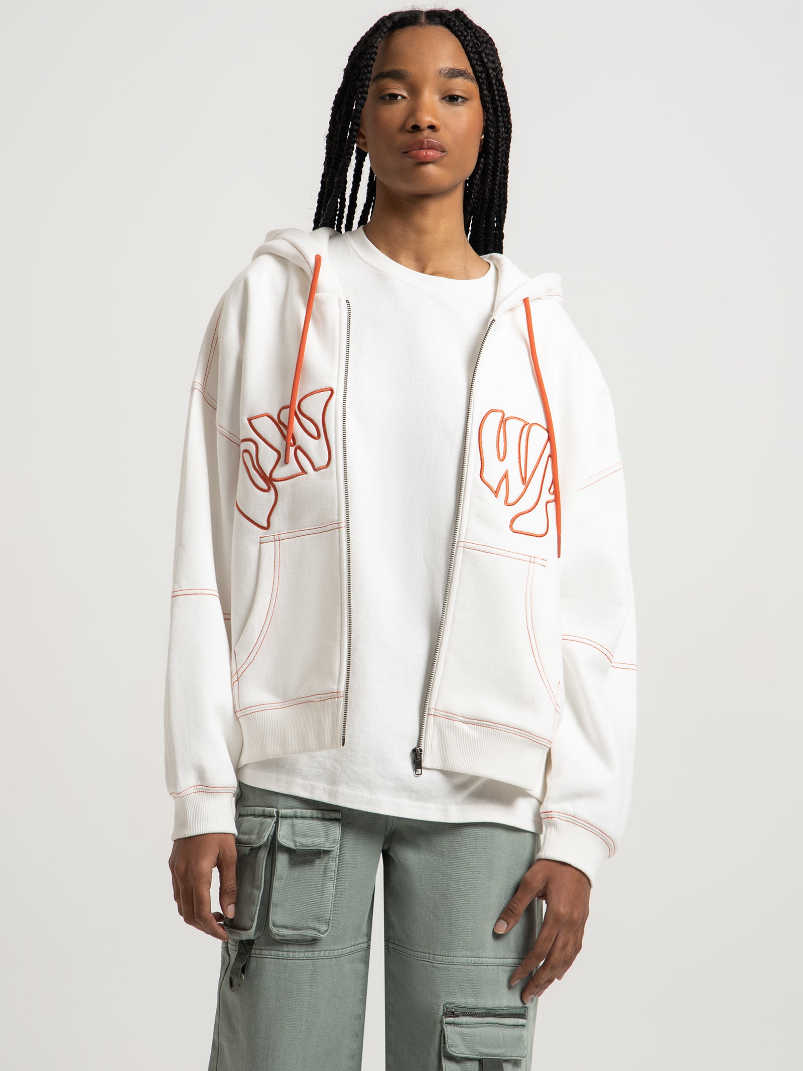 Zion Hoodie in Off White