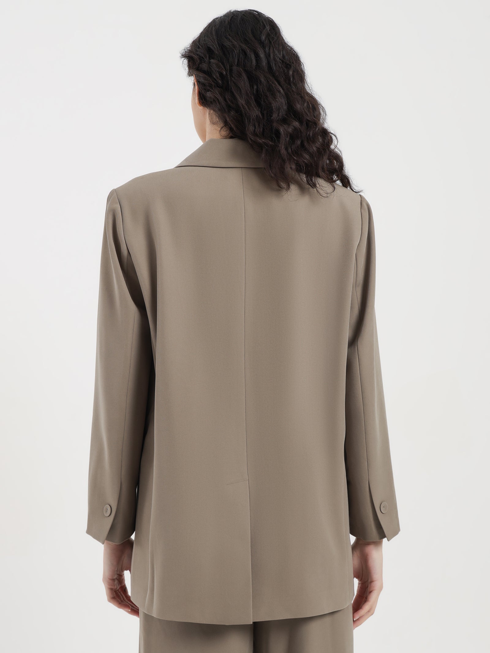 Raquel Boyfriend Blazer in Taupe