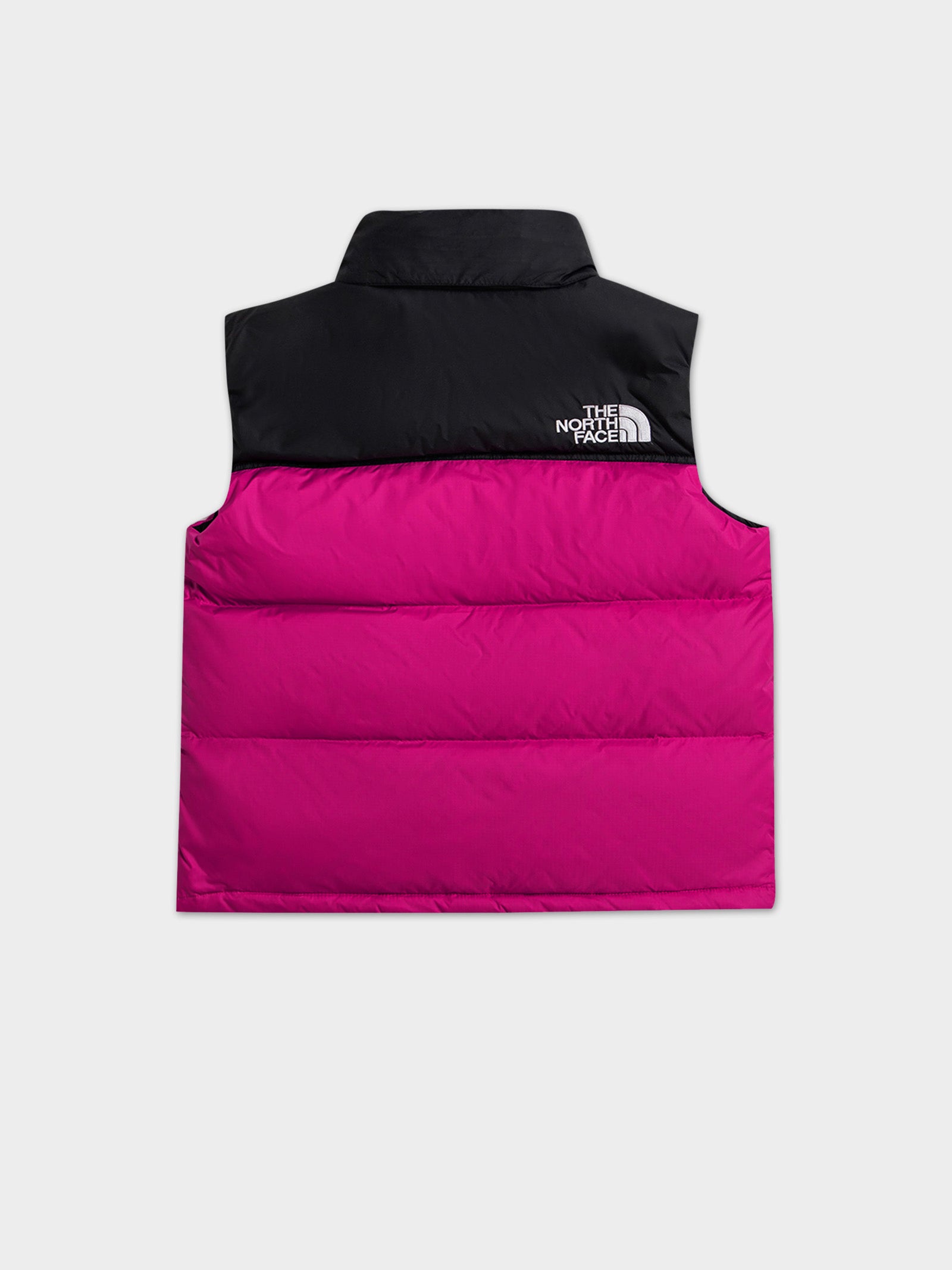 1996 Retro Nuptse Vest in Fuschia Pink