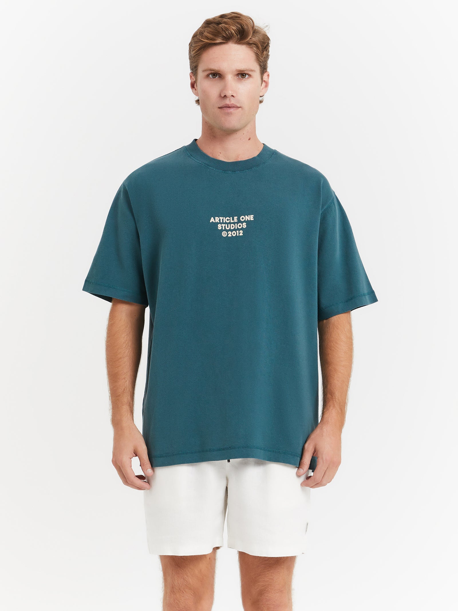 Studio Logo T-Shirt in Spruce