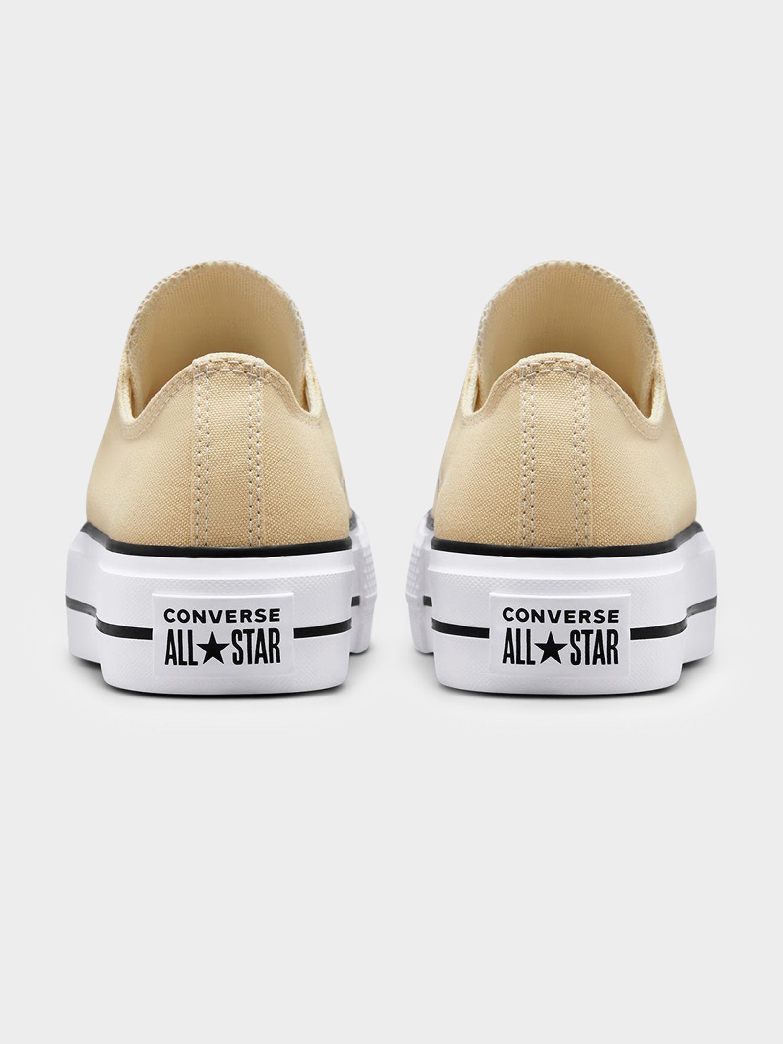 Womens Chuck Taylor All Star Lift Low Top Sneakers in Oat Milk