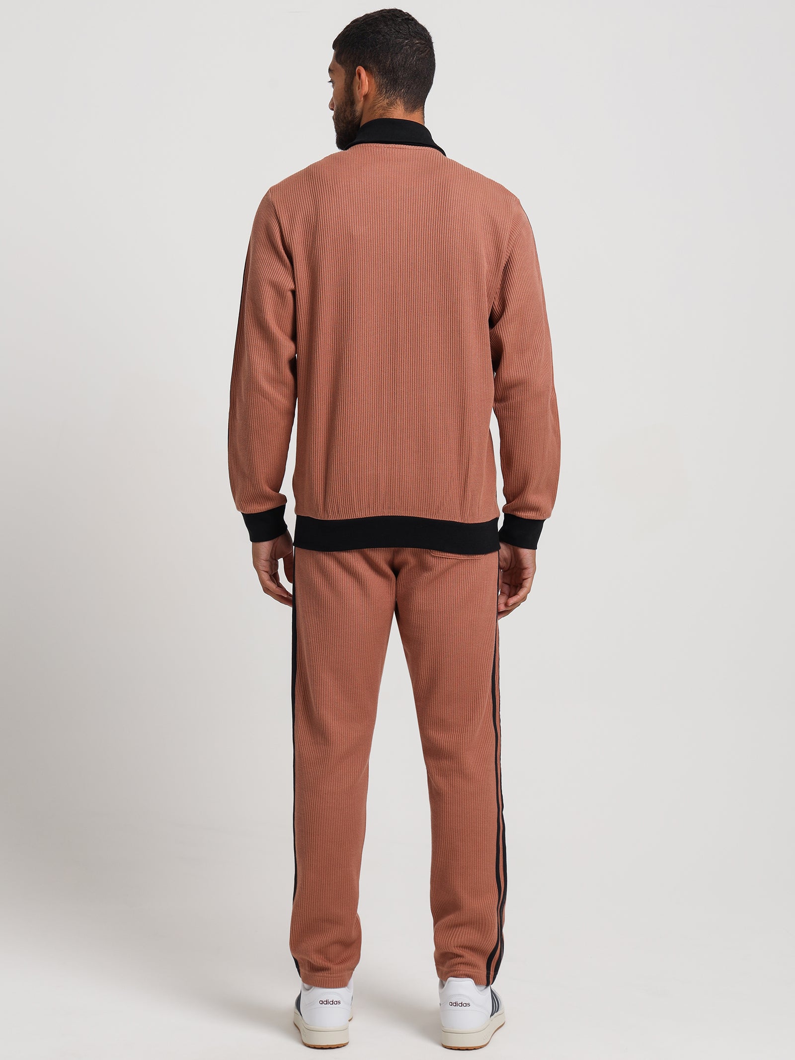 Adicolor Classics Waffle Beckenbauer Track Jacket in Clay Strata