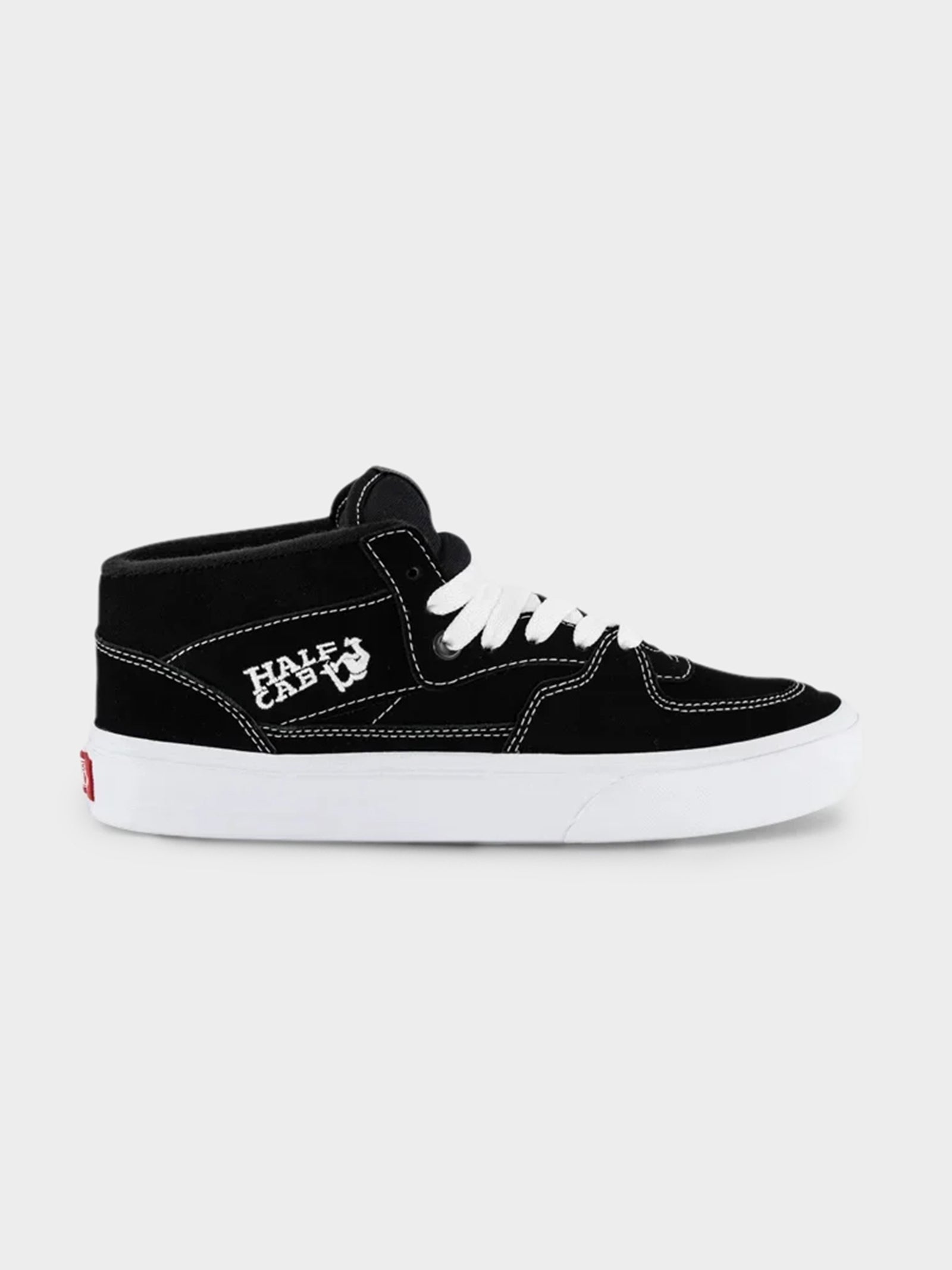 Half Cab Sneaker in Black/White