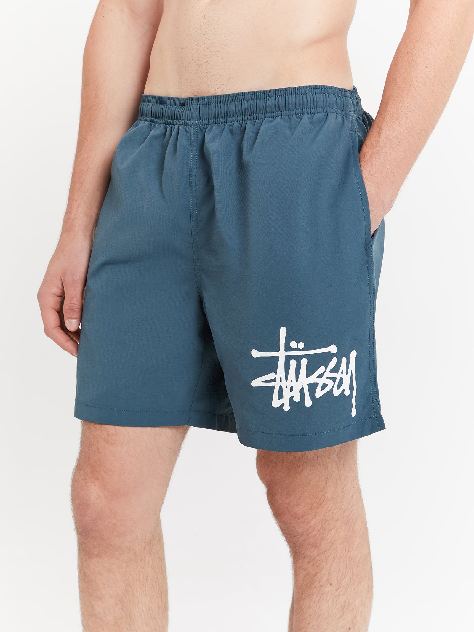 Big Graffiti Watershorts in Moss Green