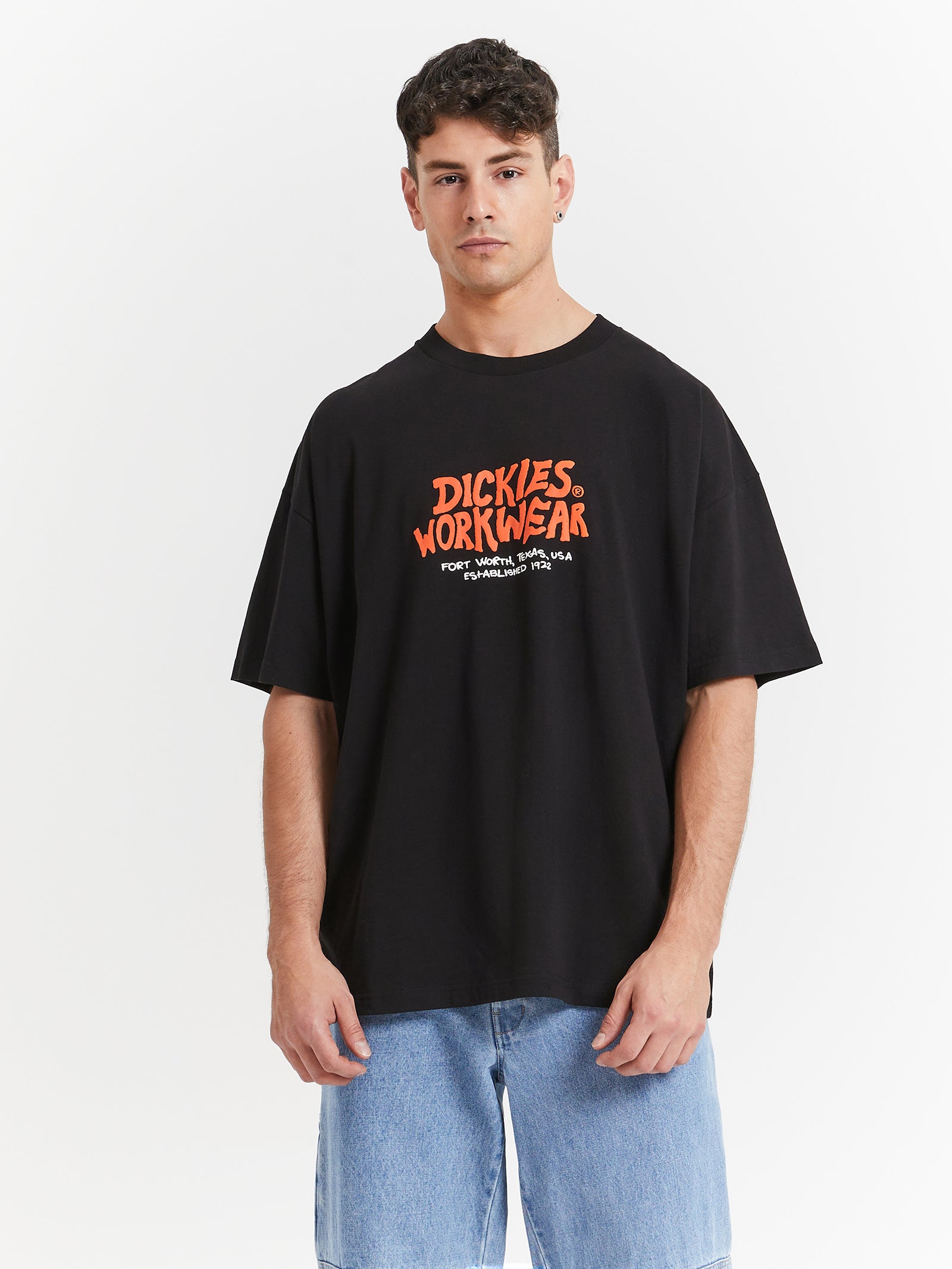 Work Classic Fit T-Shirt in Black