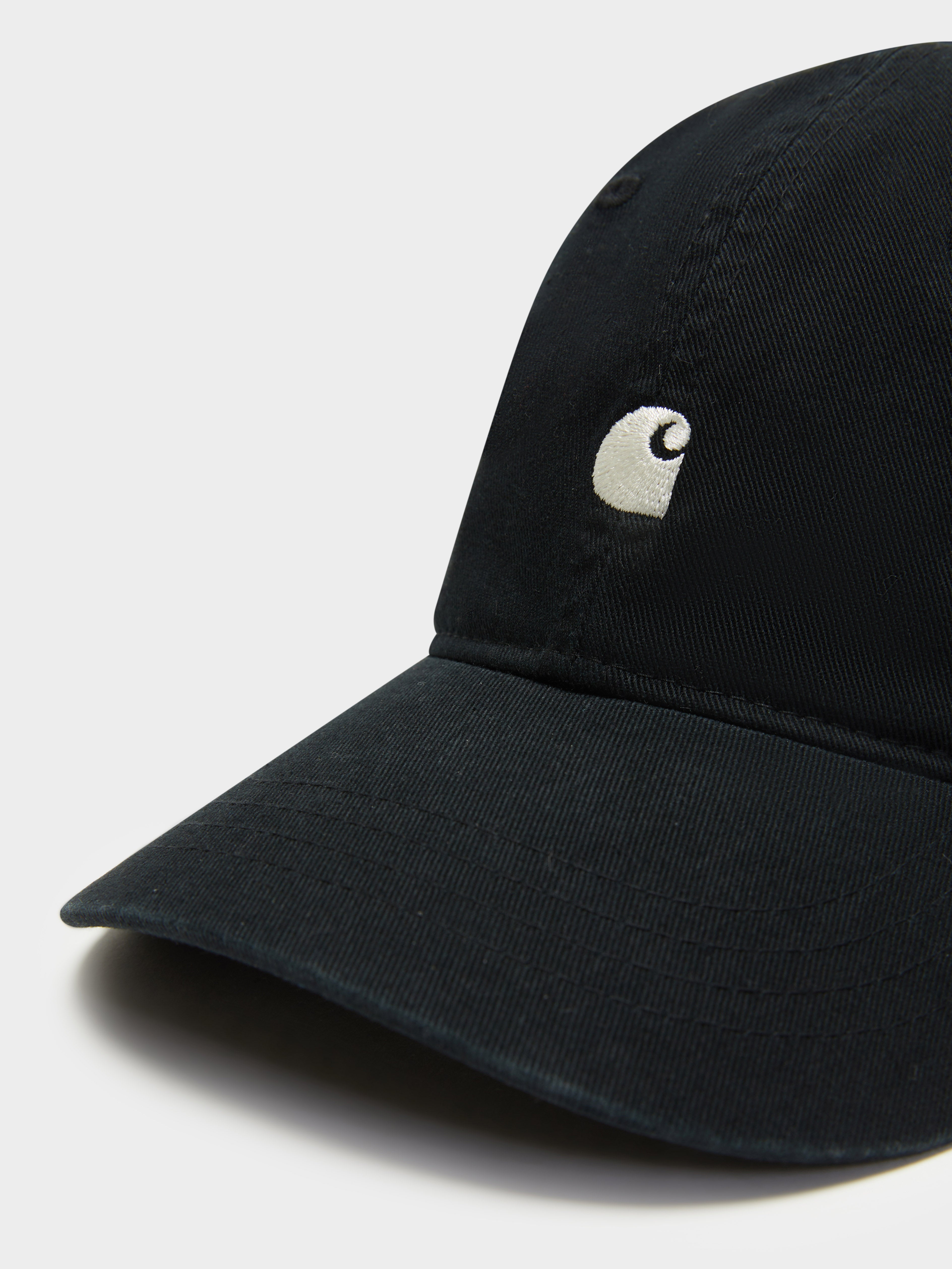 Madison Logo Cap in Black & Wax