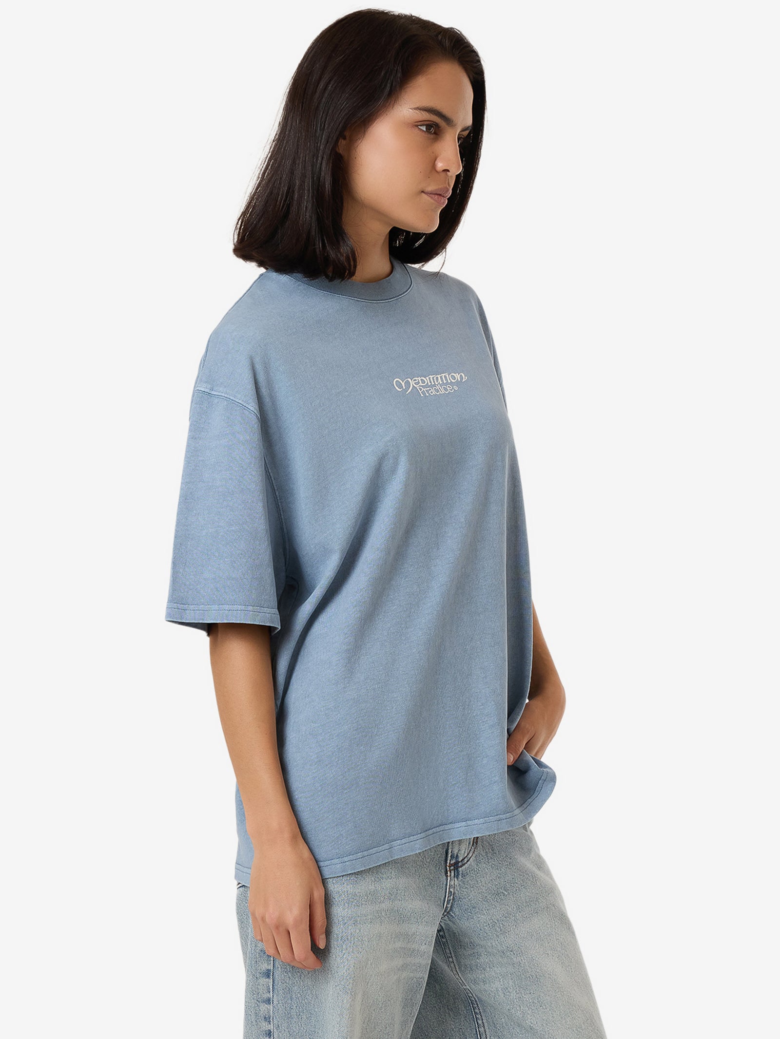 Meditation Practice Oversized Tee