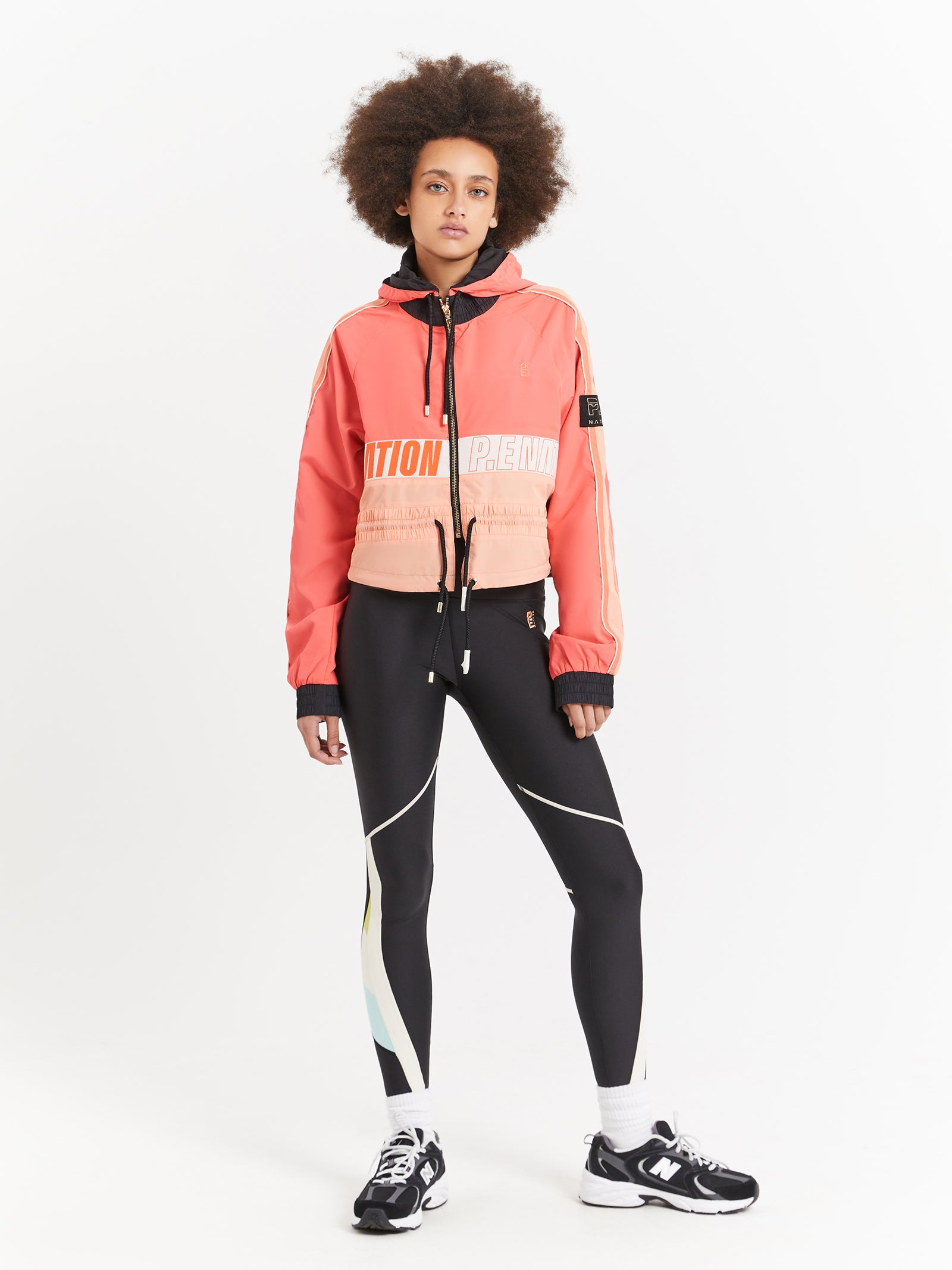 Cropped Man Down Jacket in Diva Pink