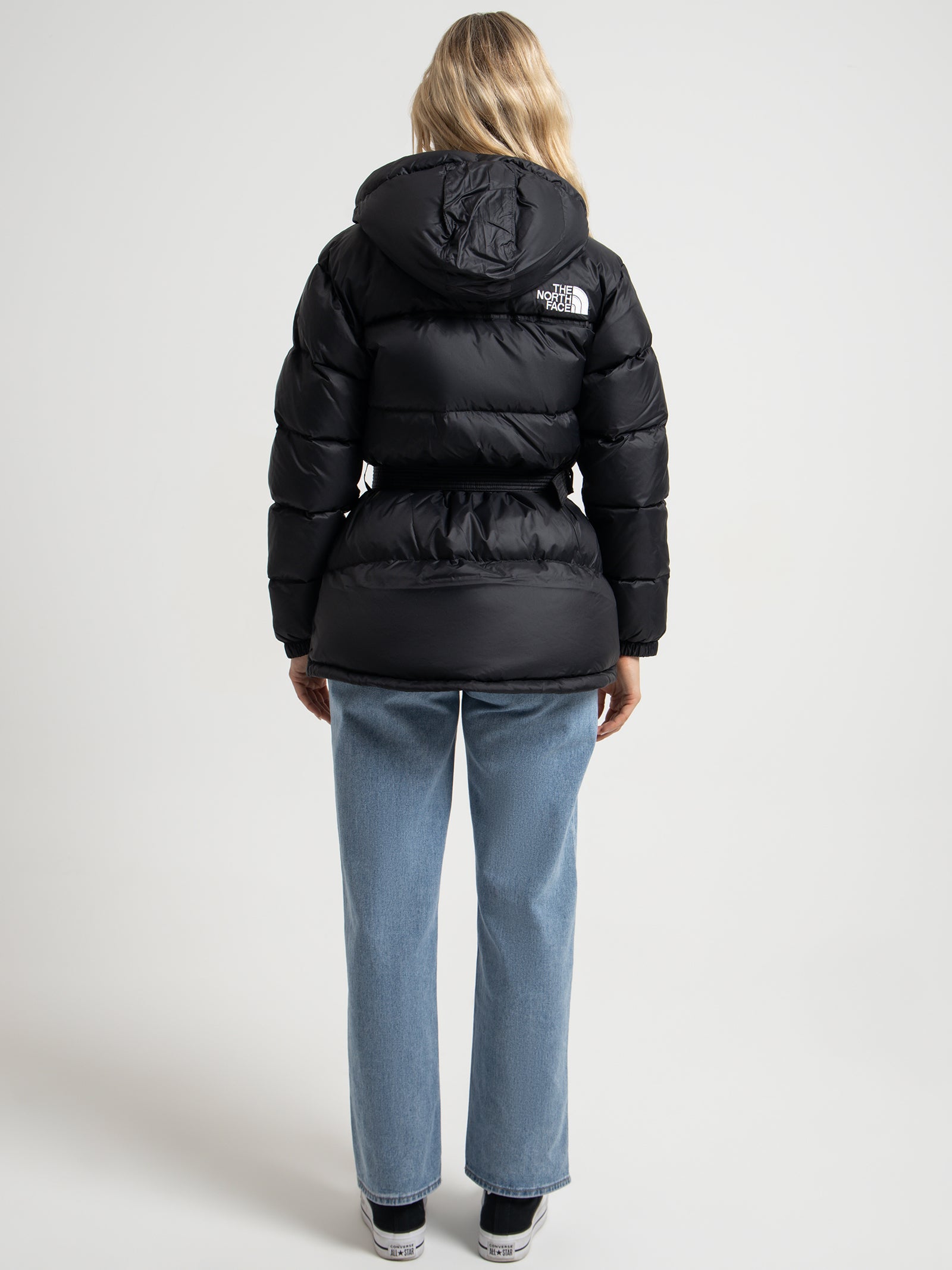 Nuptse Belted Jacket in Black